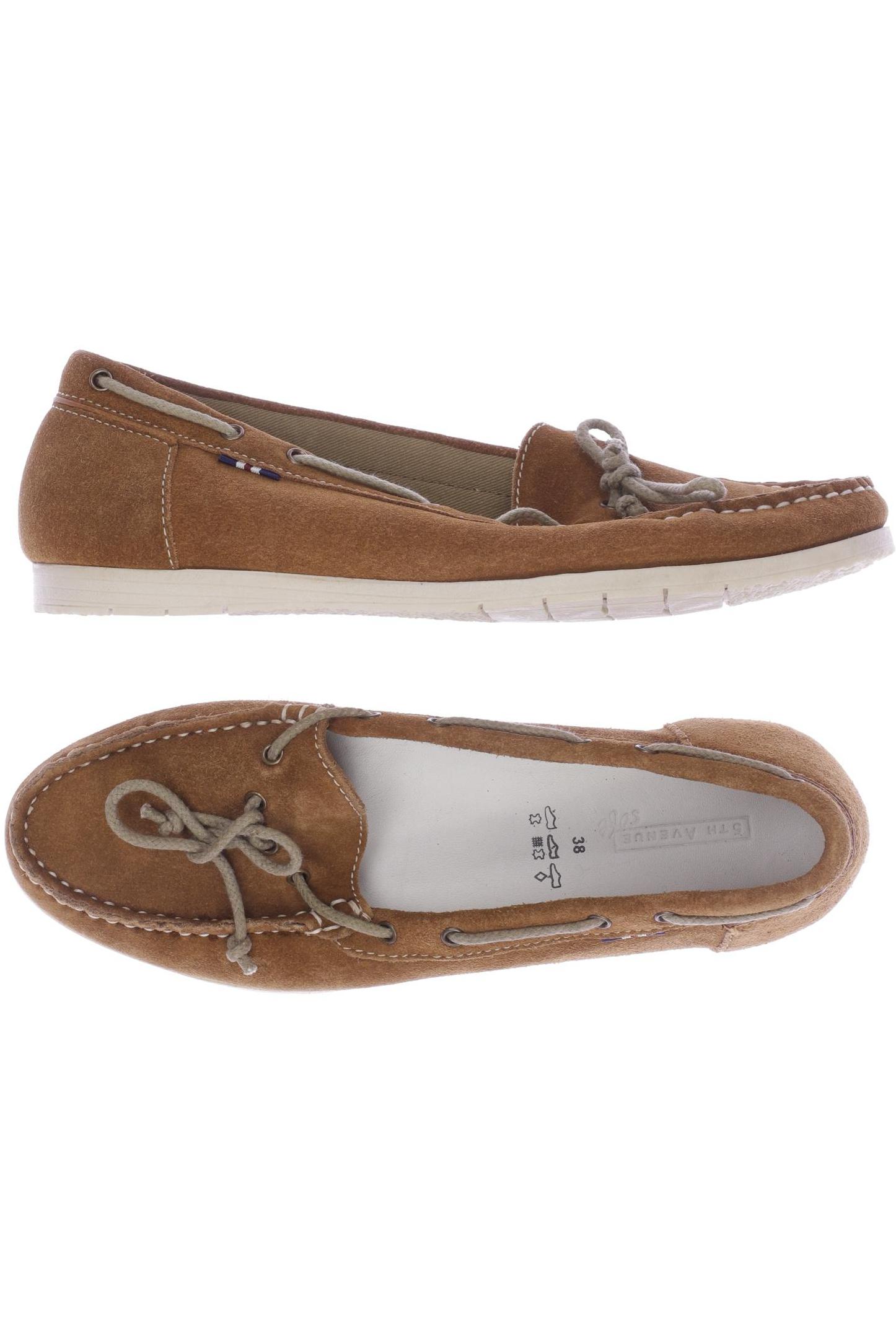 

5th Avenue Damen Halbschuh, braun, Gr. 38