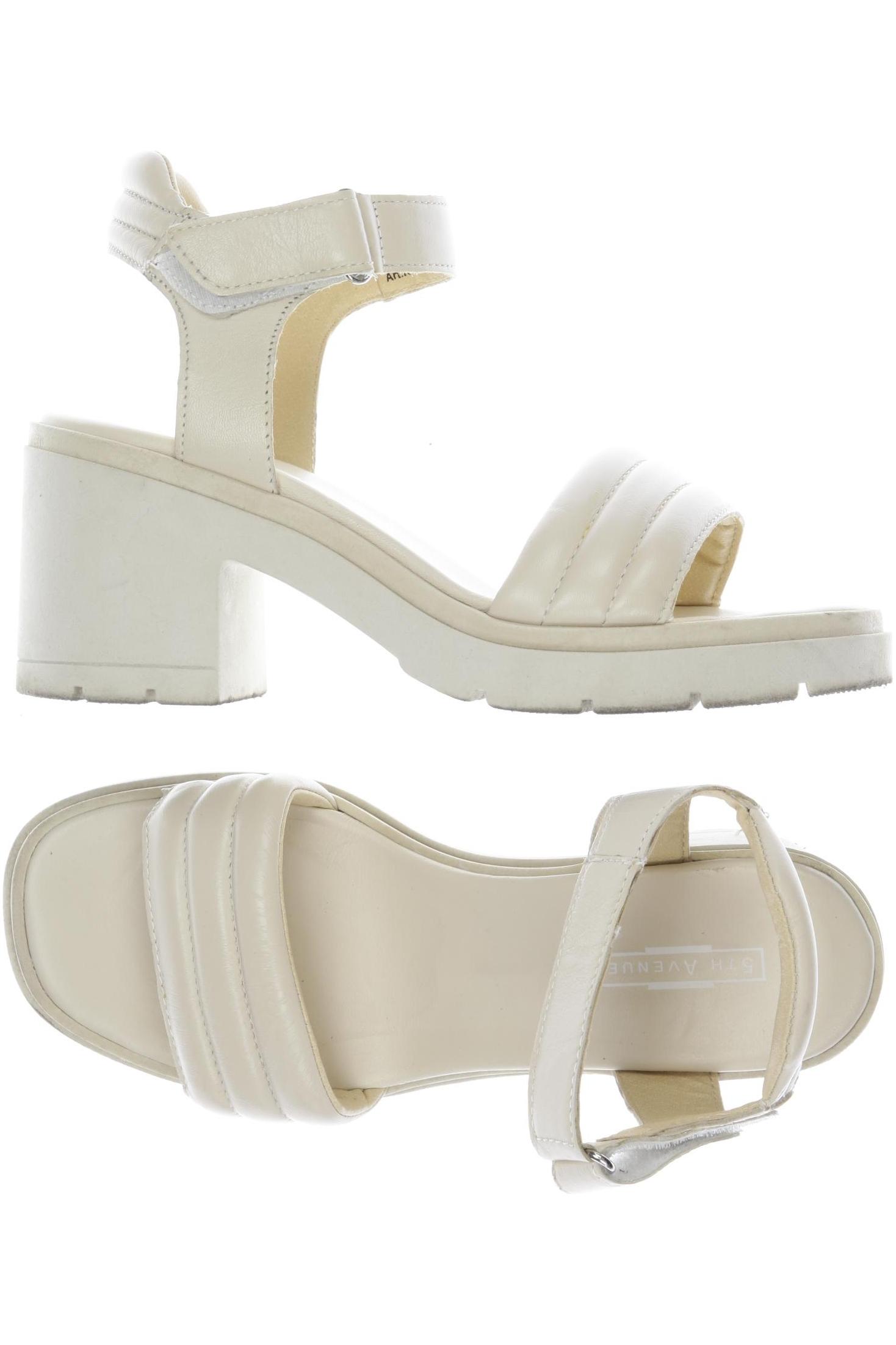 

5th Avenue Damen Sandale, cremeweiß, Gr. 38
