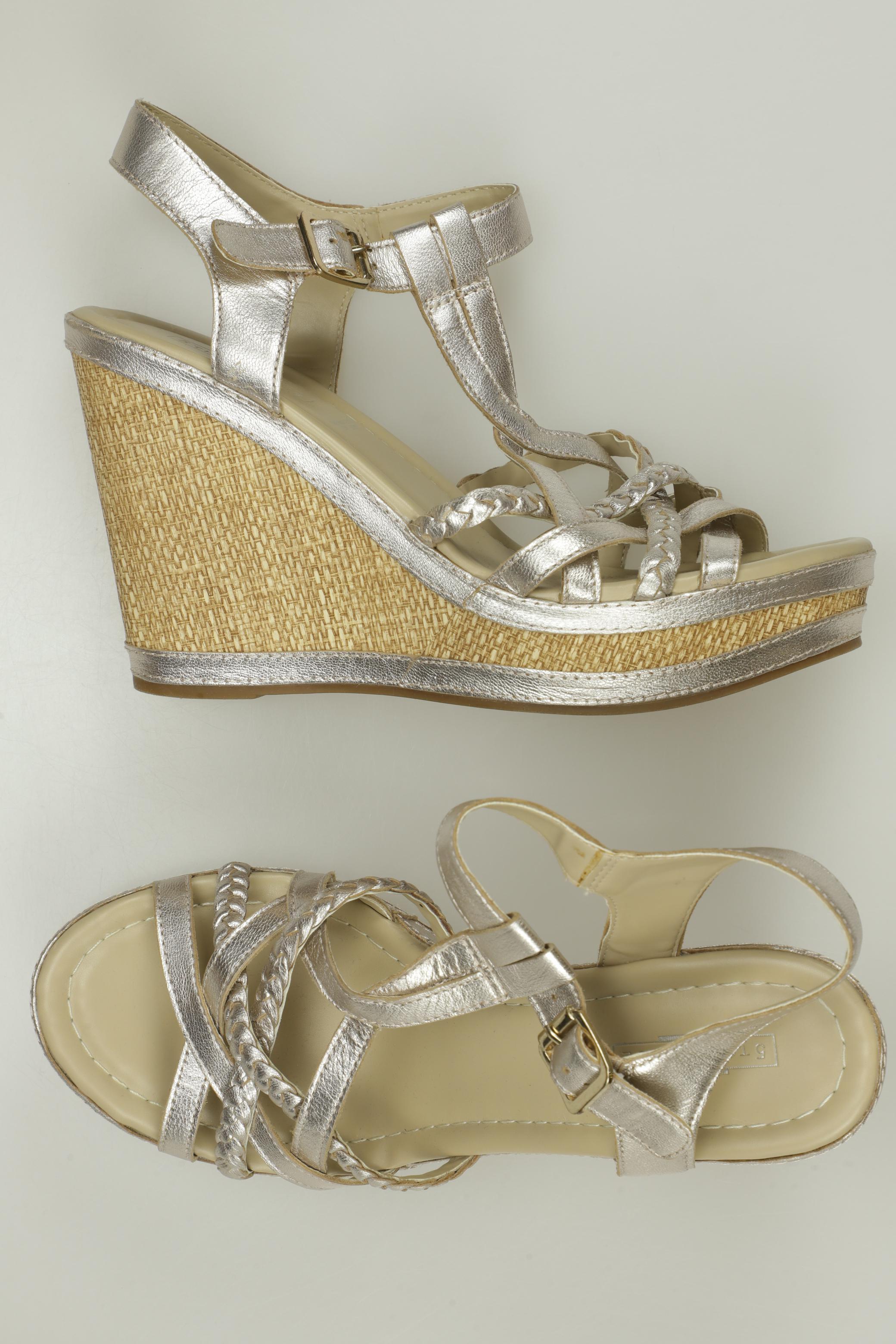 

5th Avenue Damen Sandale, gold