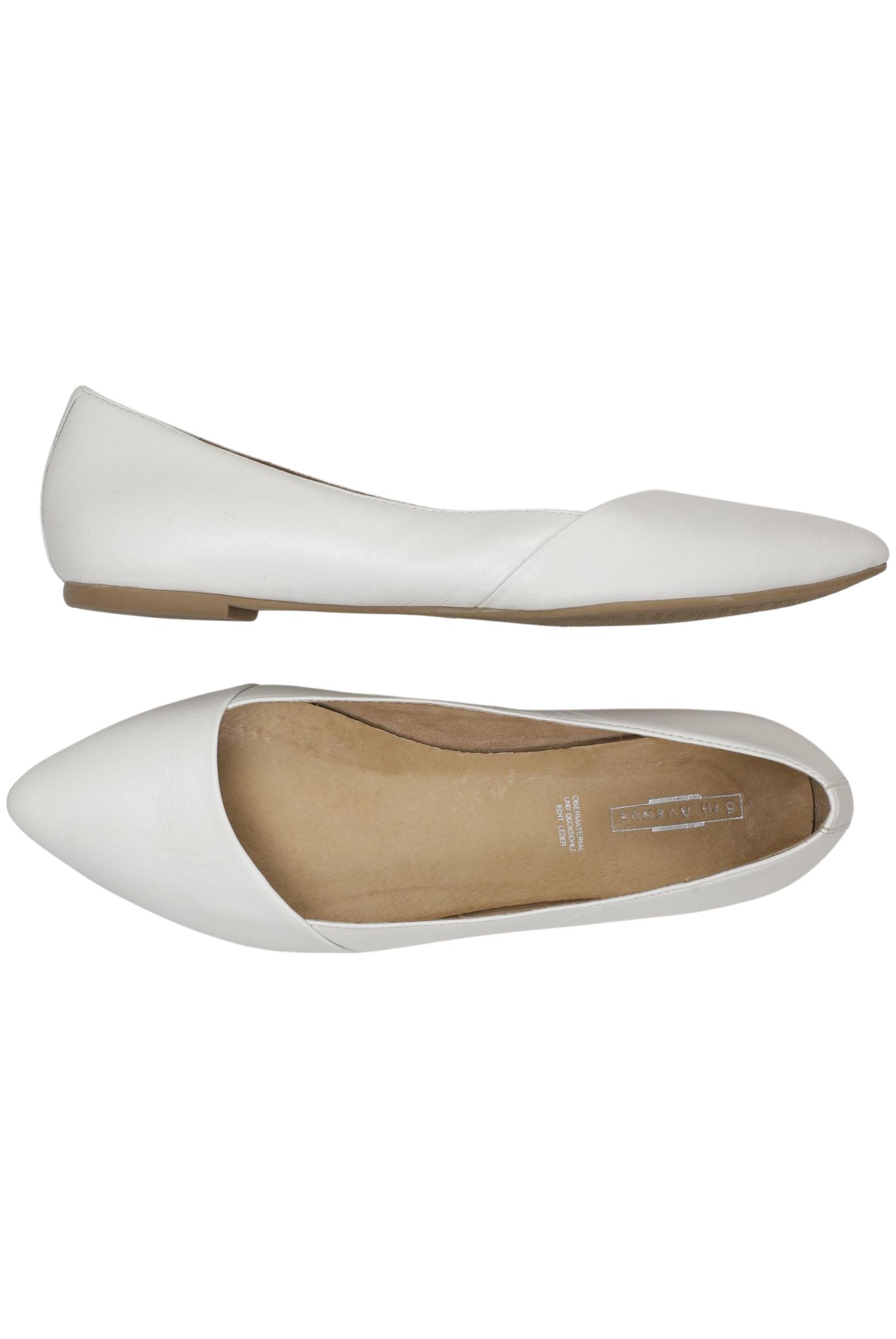 

5th Avenue Damen Ballerinas, weiß, Gr. 40
