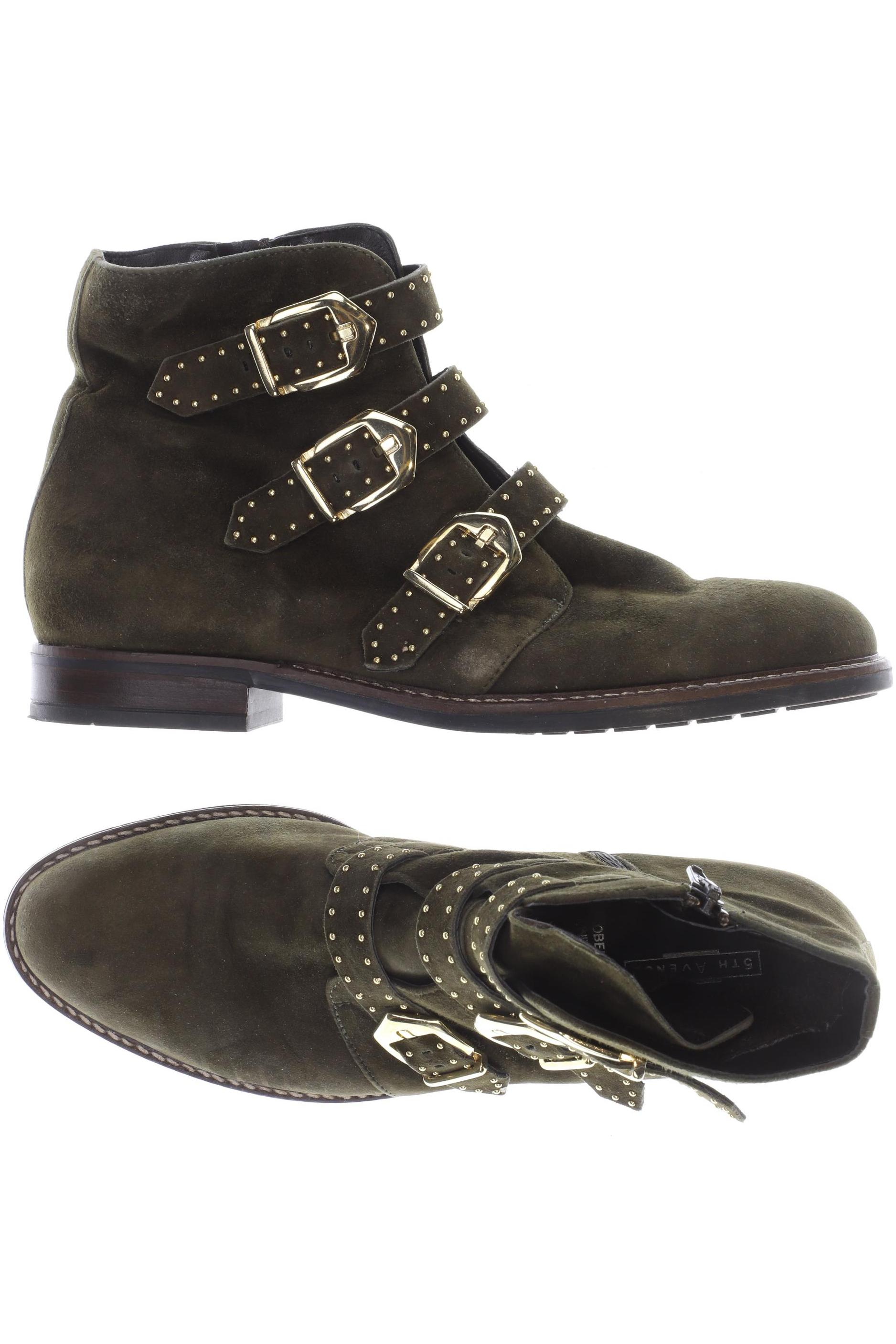 

5th Avenue Damen Stiefelette, grün, Gr. 38
