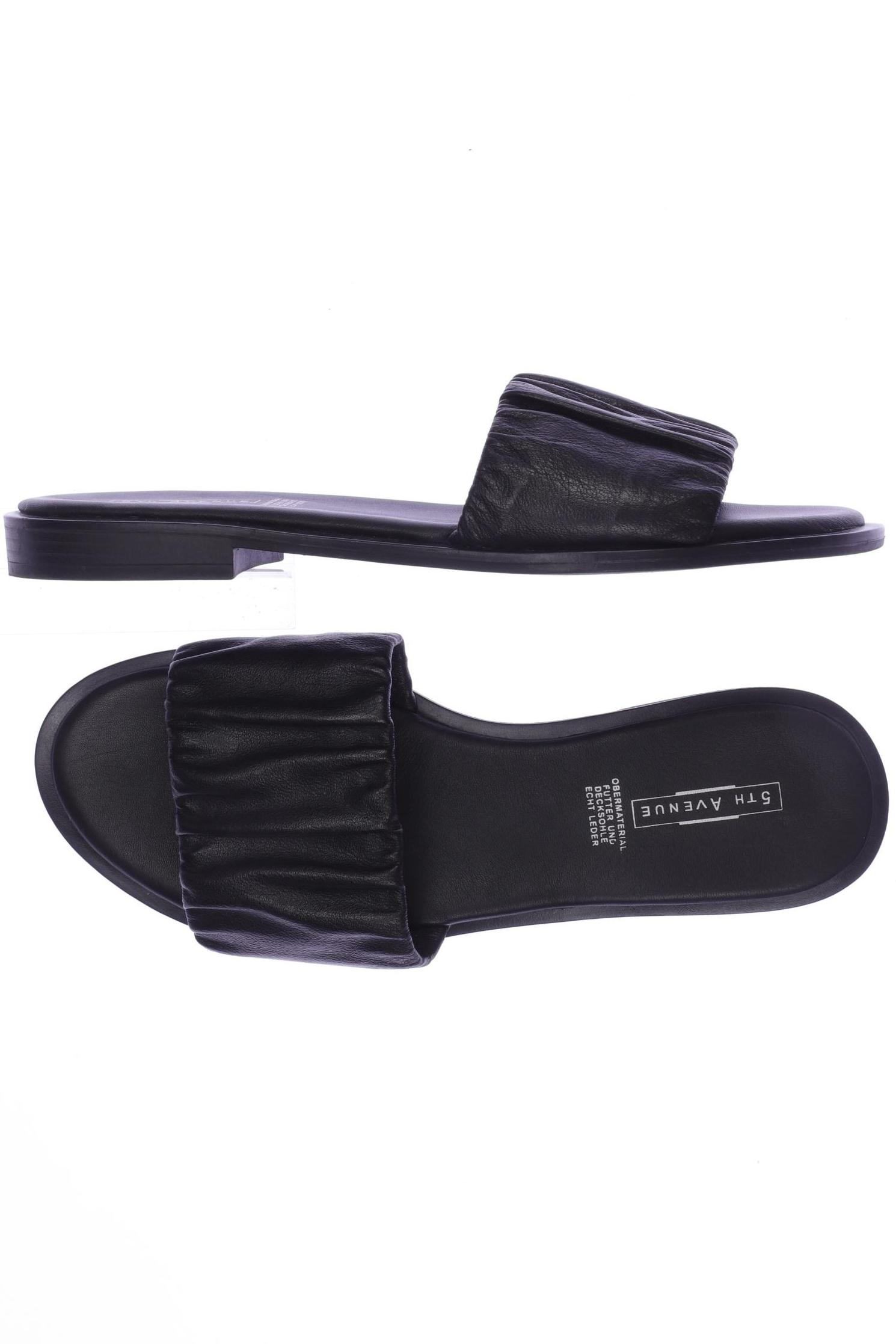 

5th Avenue Damen Sandale, schwarz, Gr. 39