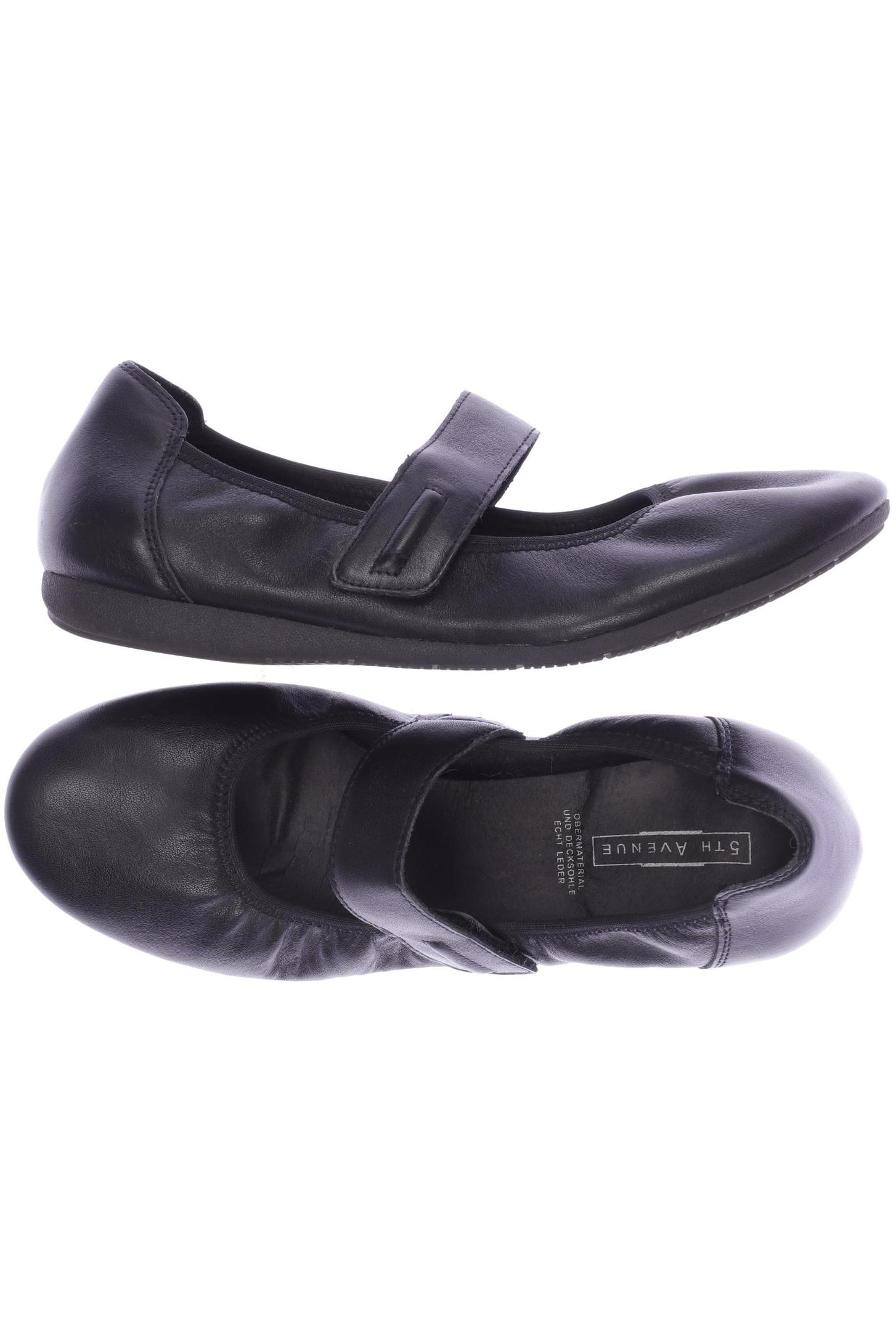 

5th Avenue Damen Ballerinas, schwarz, Gr. 38