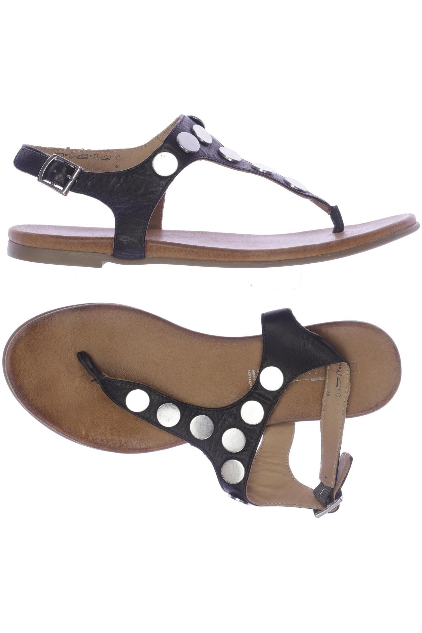 

5th Avenue Damen Sandale, schwarz, Gr. 40