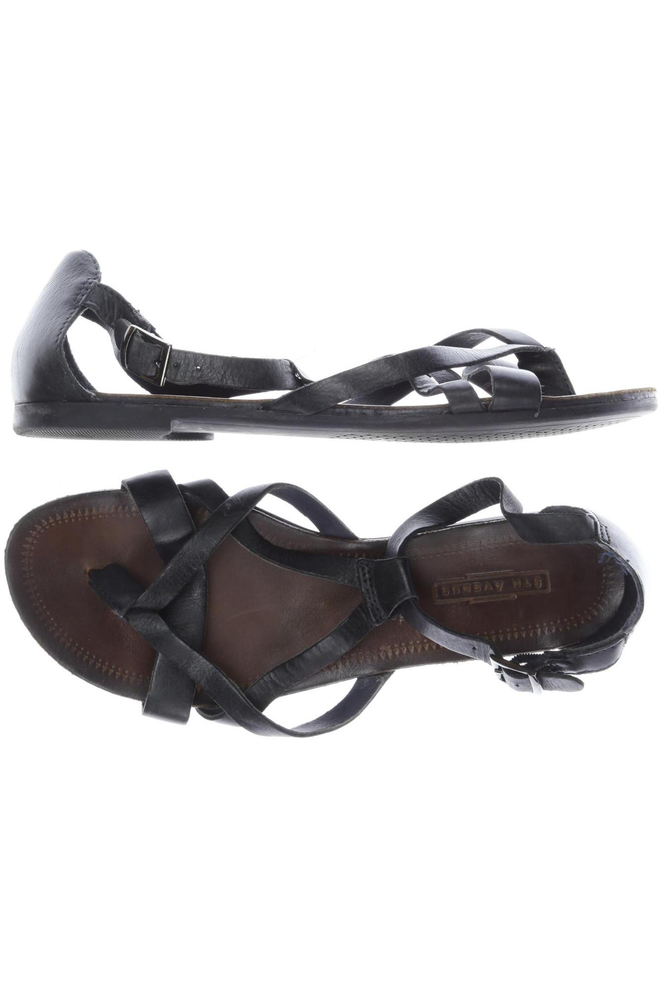 

5th Avenue Damen Sandale, schwarz, Gr. 38