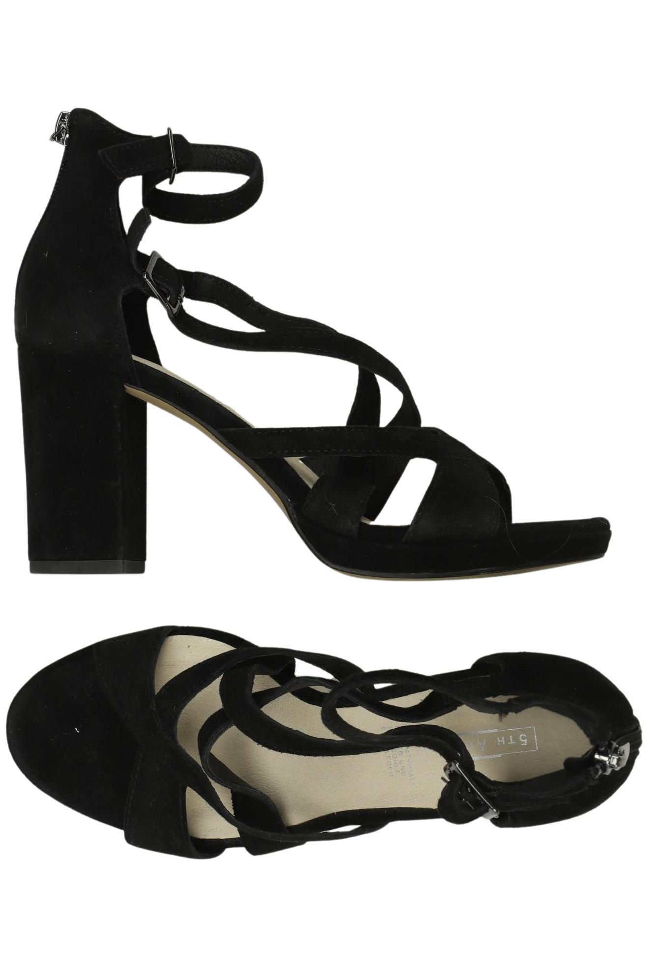 

5th Avenue Damen Sandale, schwarz, Gr. 38