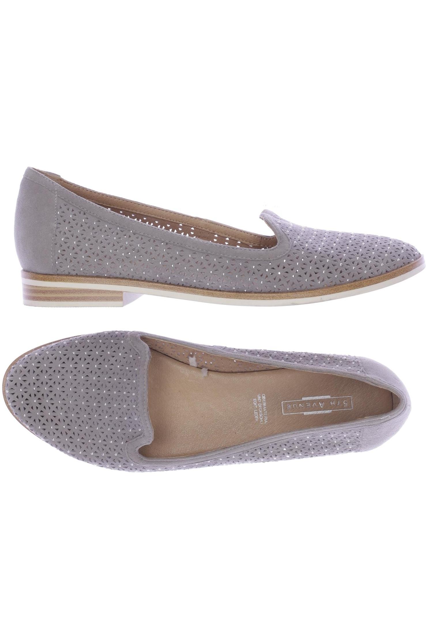 

5th Avenue Damen Ballerinas, grau, Gr. 39