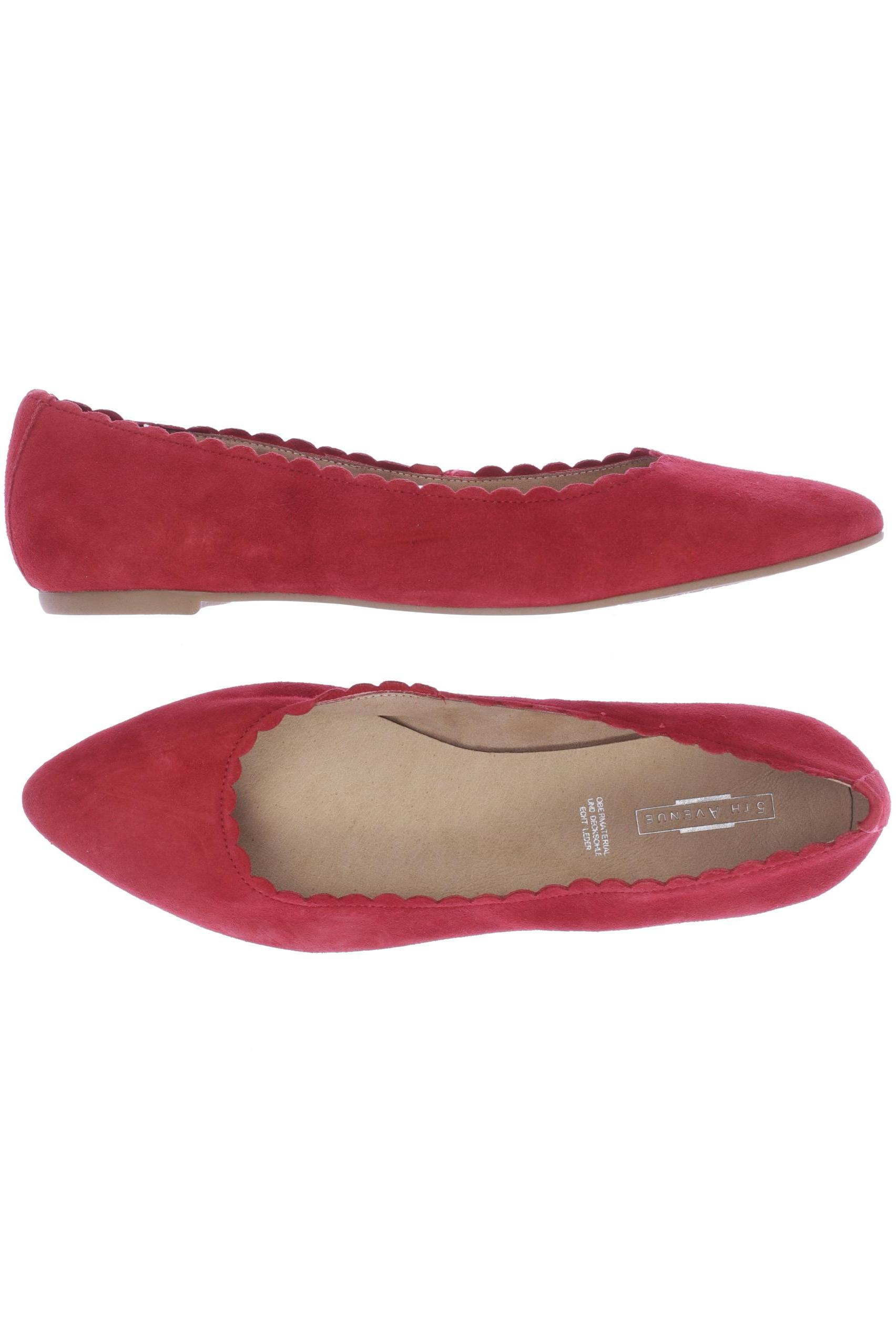 

5th Avenue Damen Ballerinas, rot, Gr. 40