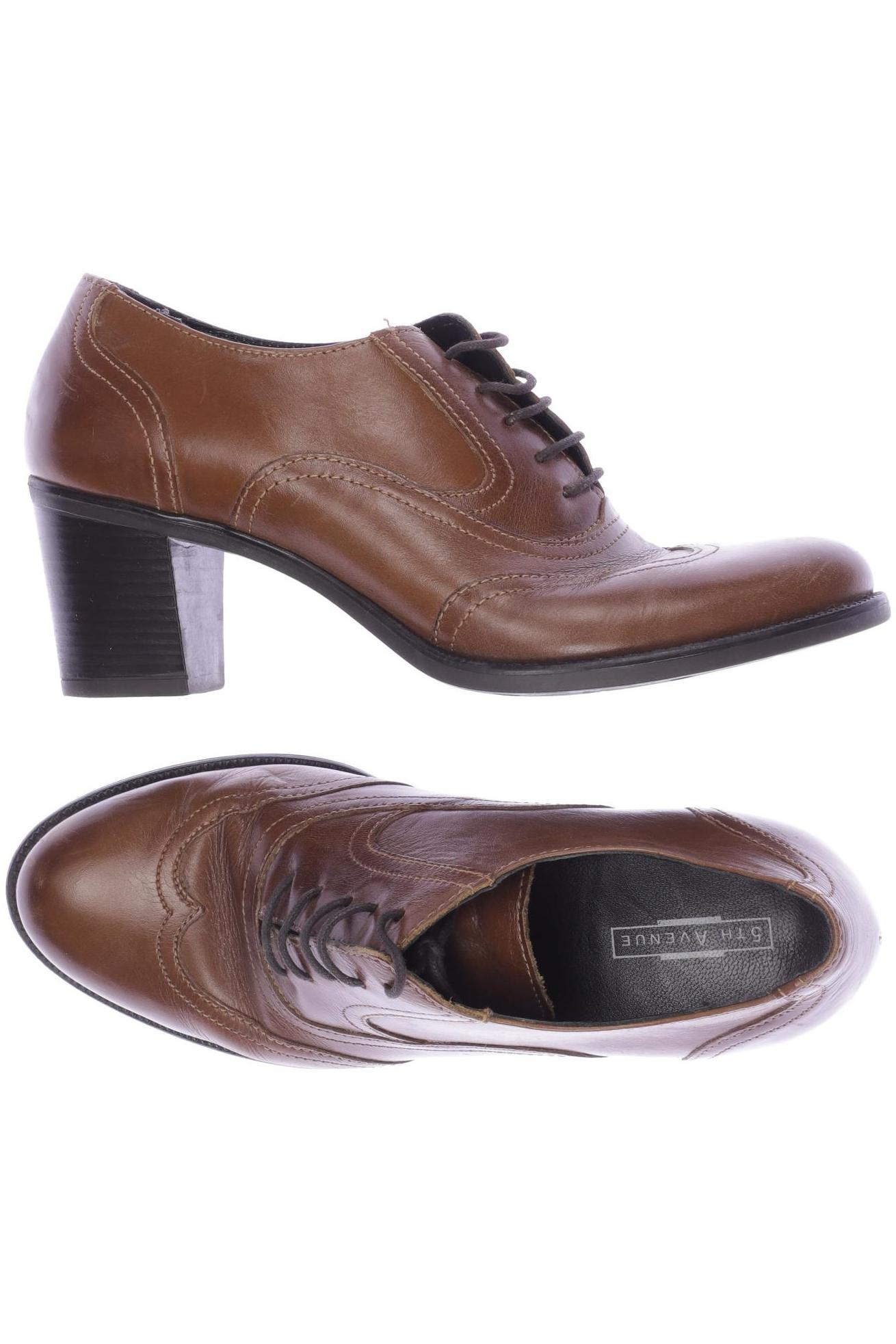 

5th Avenue Damen Halbschuh, braun, Gr. 38