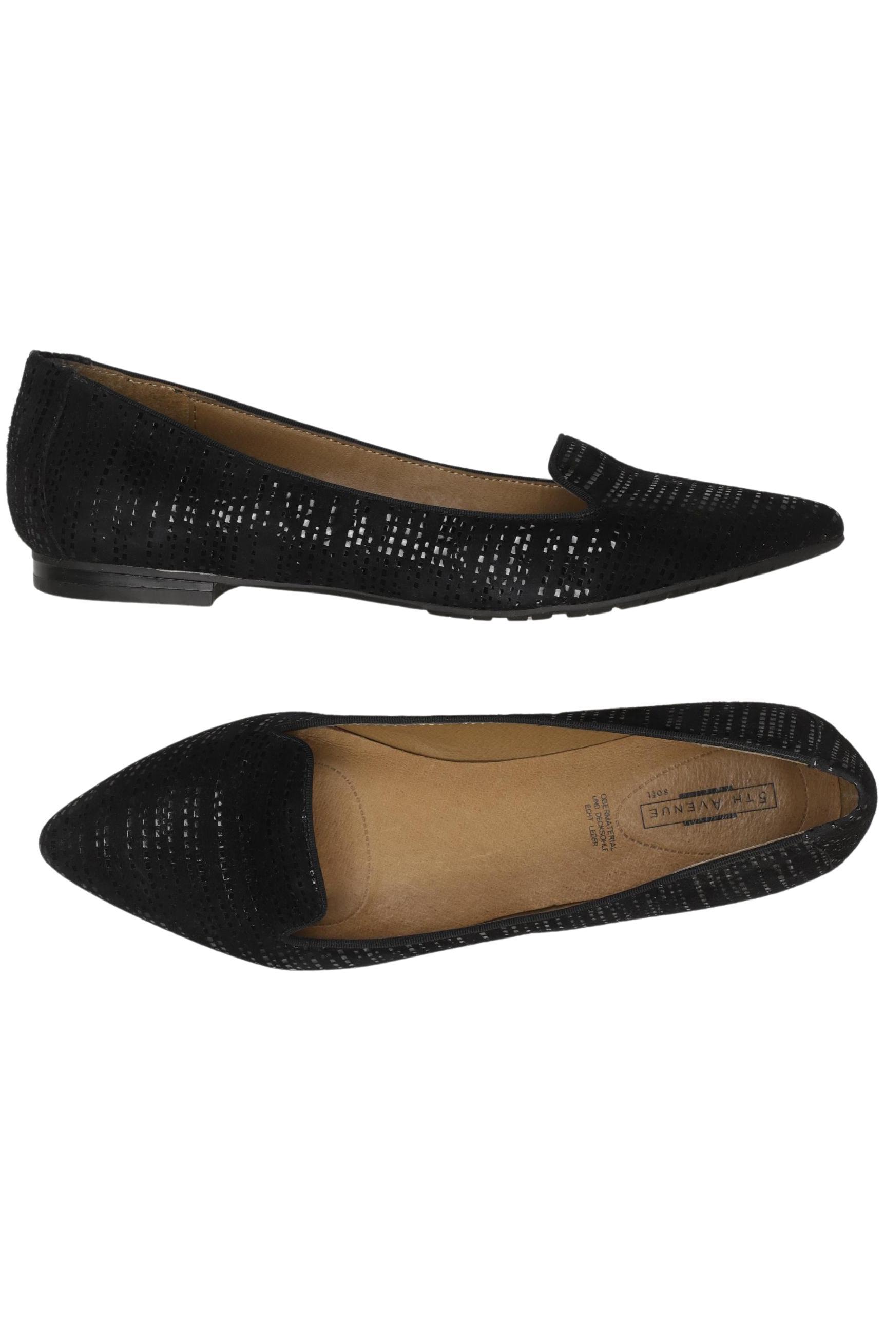 

5th Avenue Damen Ballerinas, schwarz, Gr. 40