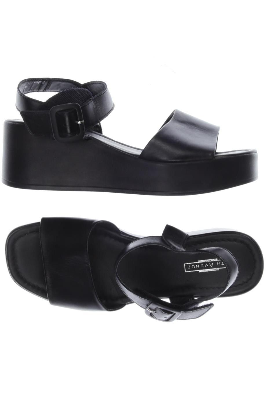 

5th Avenue Damen Sandale, schwarz, Gr. 39