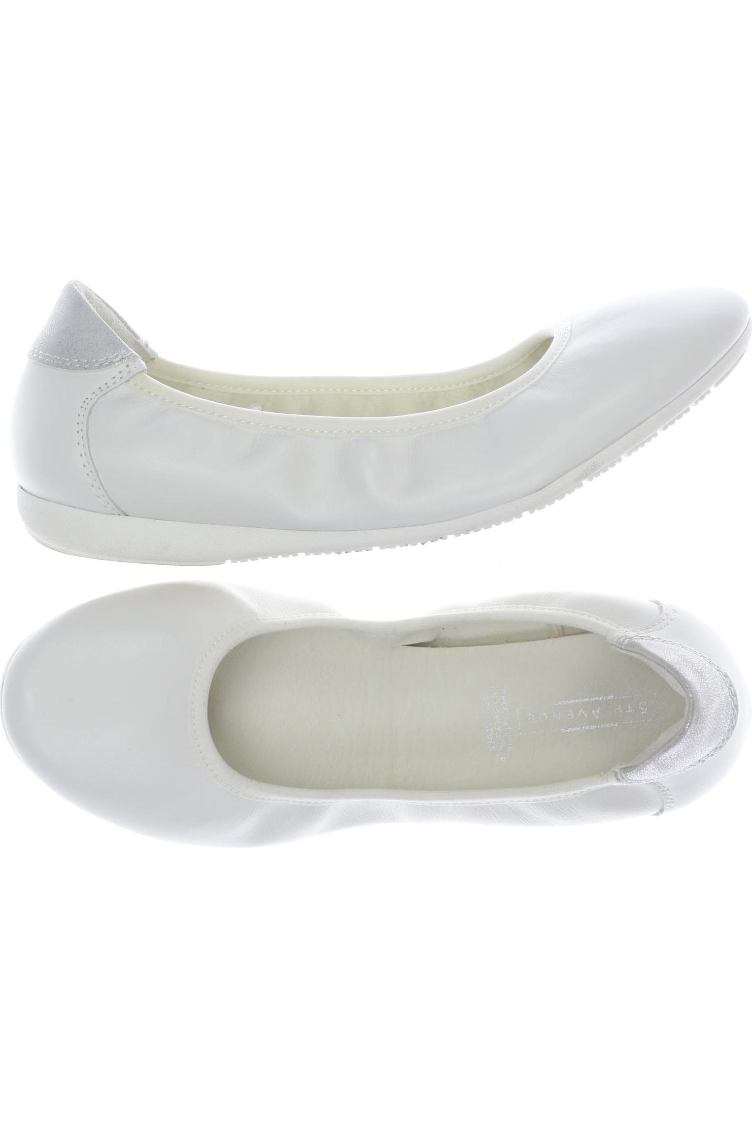 

5th Avenue Damen Ballerinas, weiß, Gr. 38