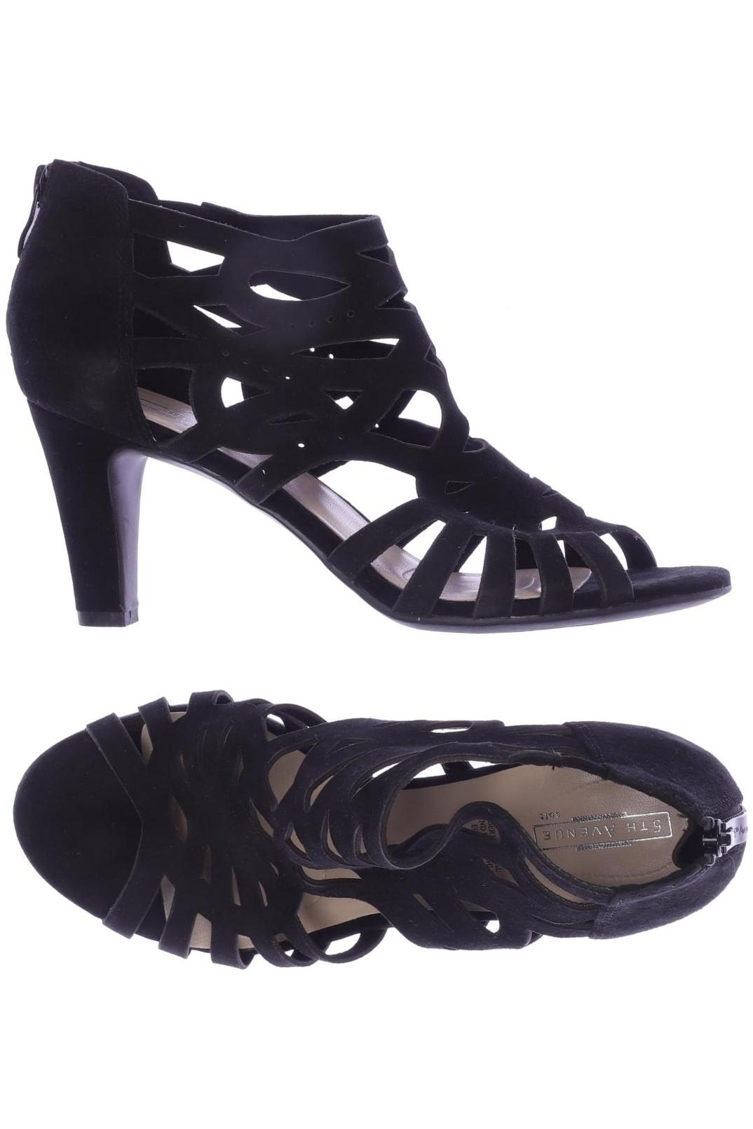 

5th Avenue Damen Sandale, schwarz, Gr. 39