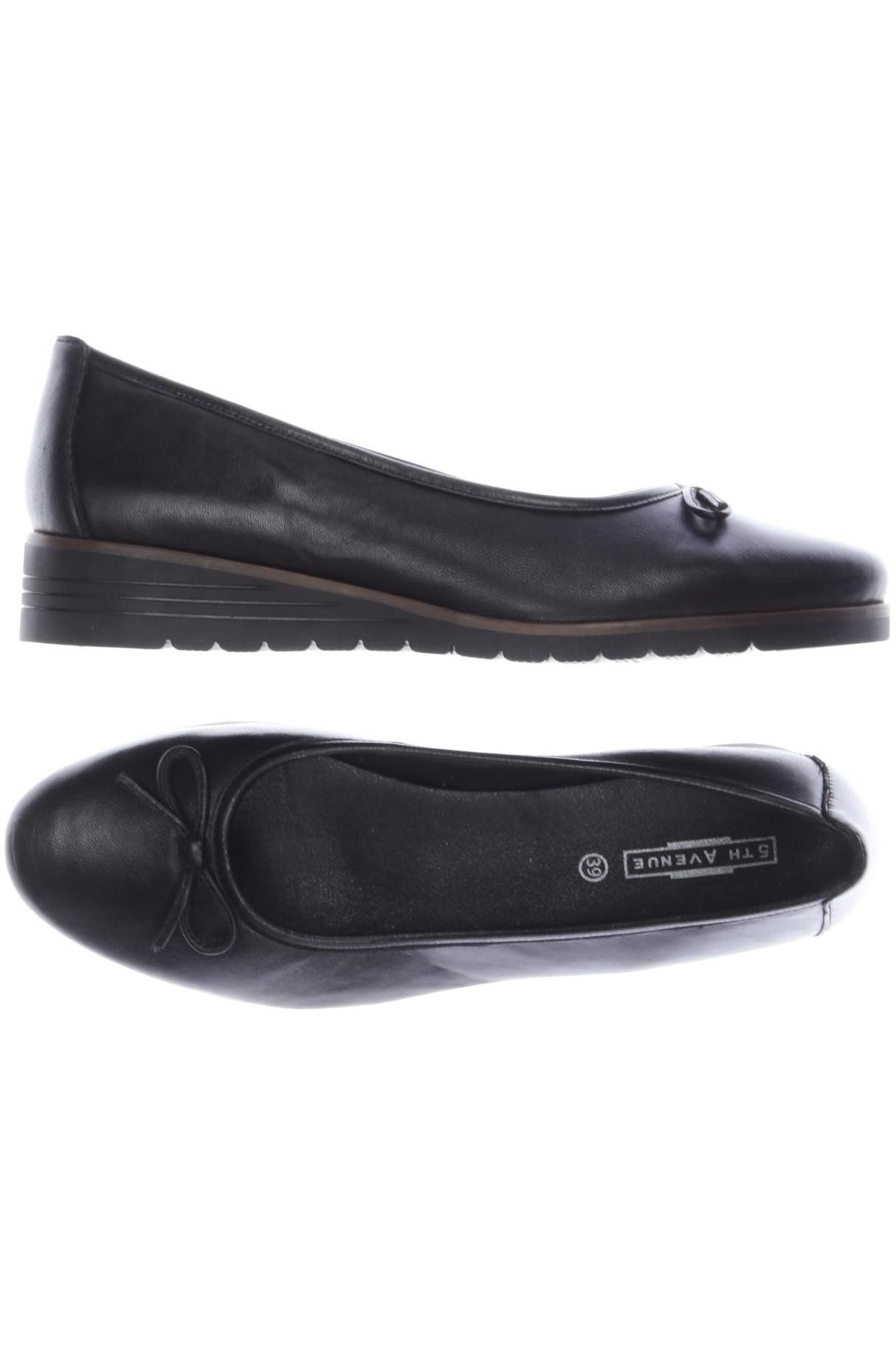 

5th Avenue Damen Ballerinas, schwarz, Gr. 39