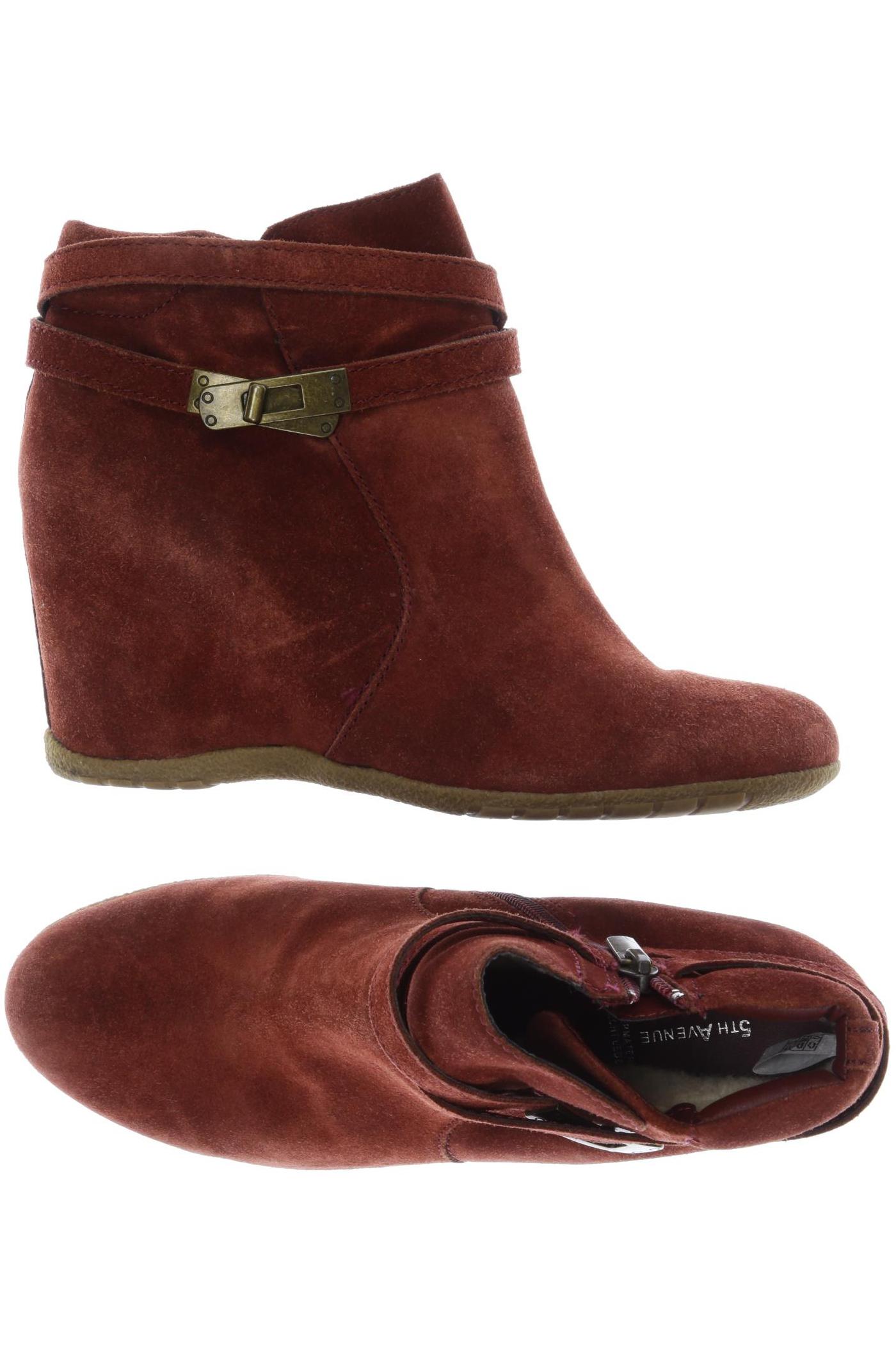 

5th Avenue Damen Stiefelette, rot, Gr. 38
