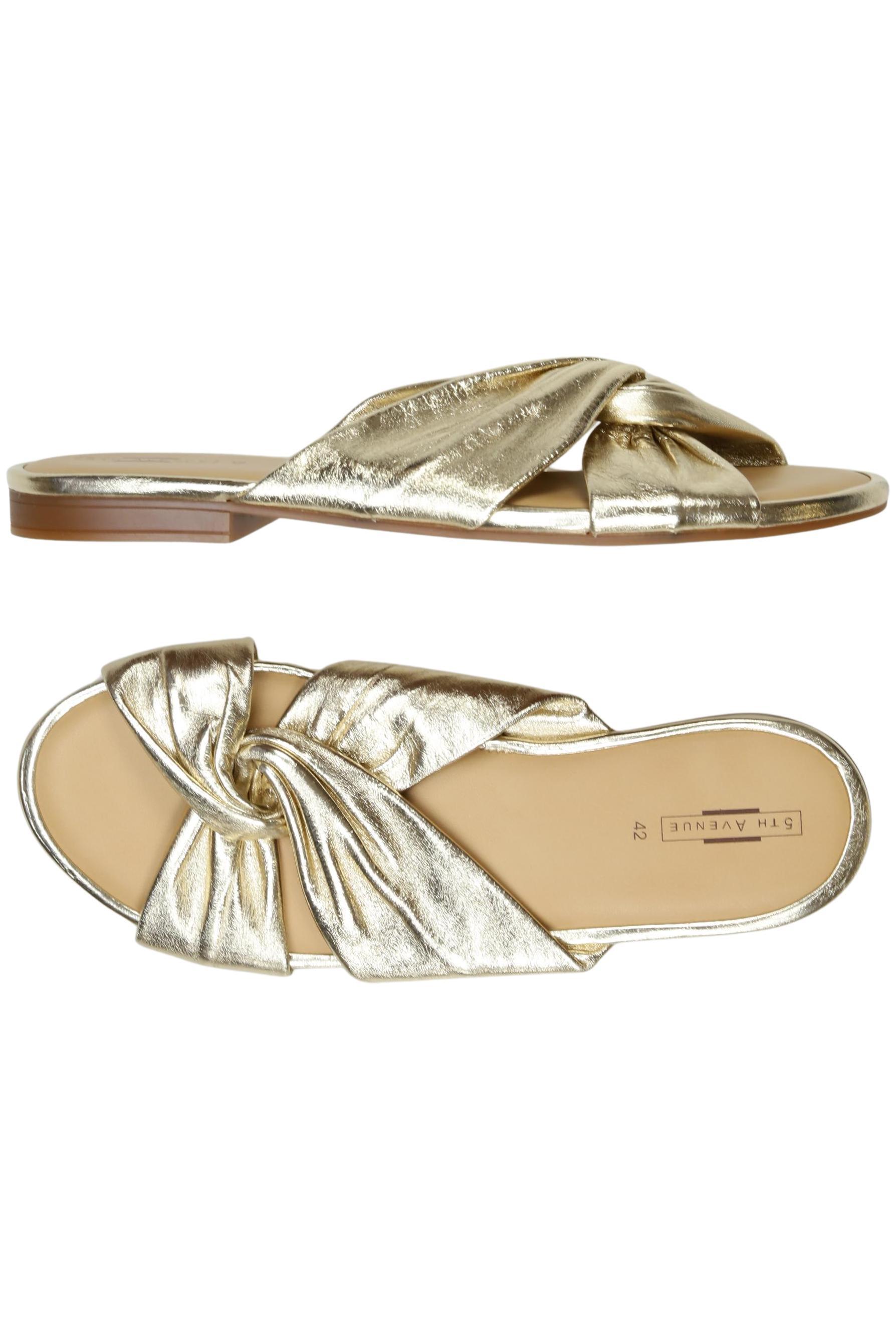 

5th Avenue Damen Sandale, gold, Gr. 42