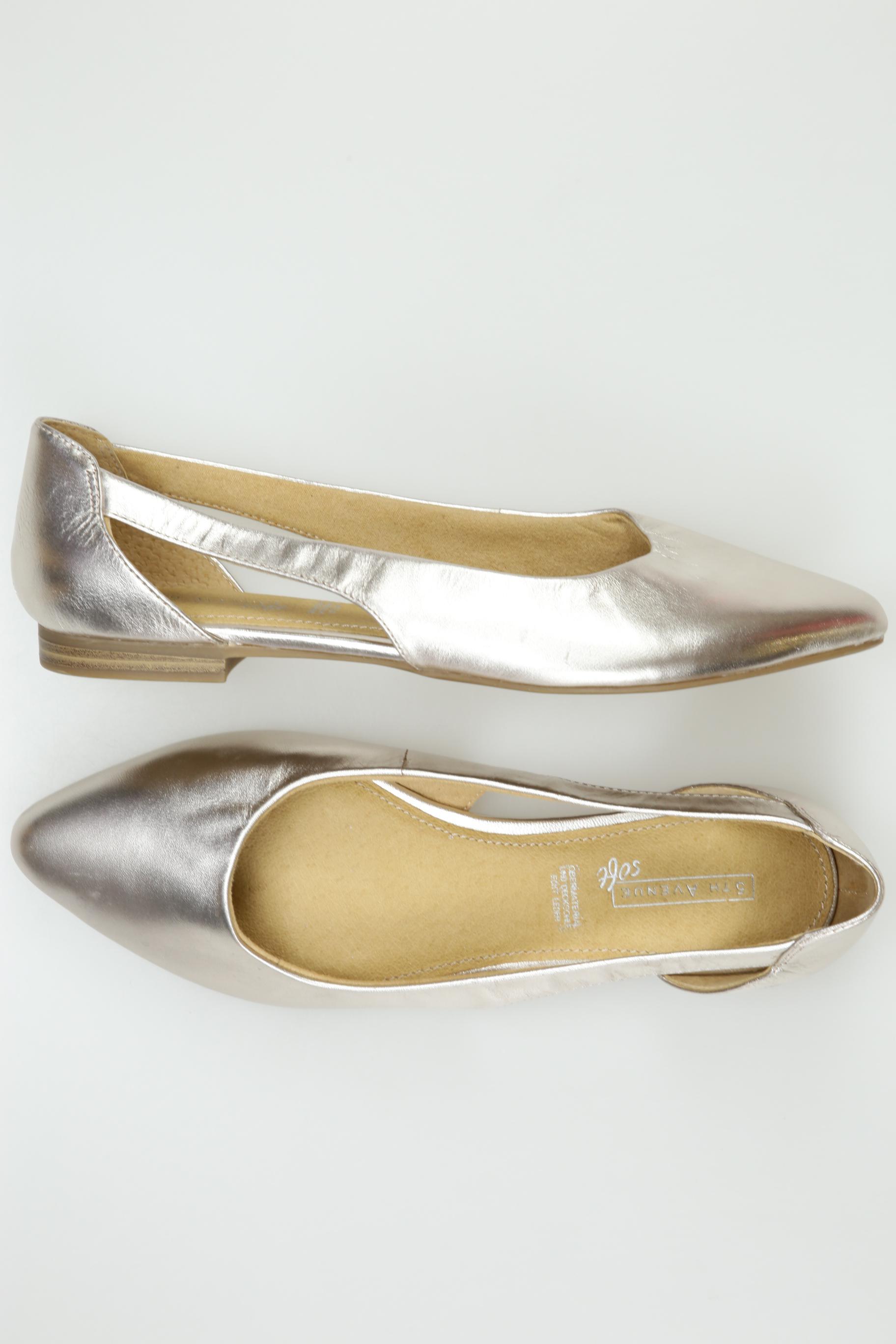 

5th Avenue Damen Ballerinas, silber, Gr. 39