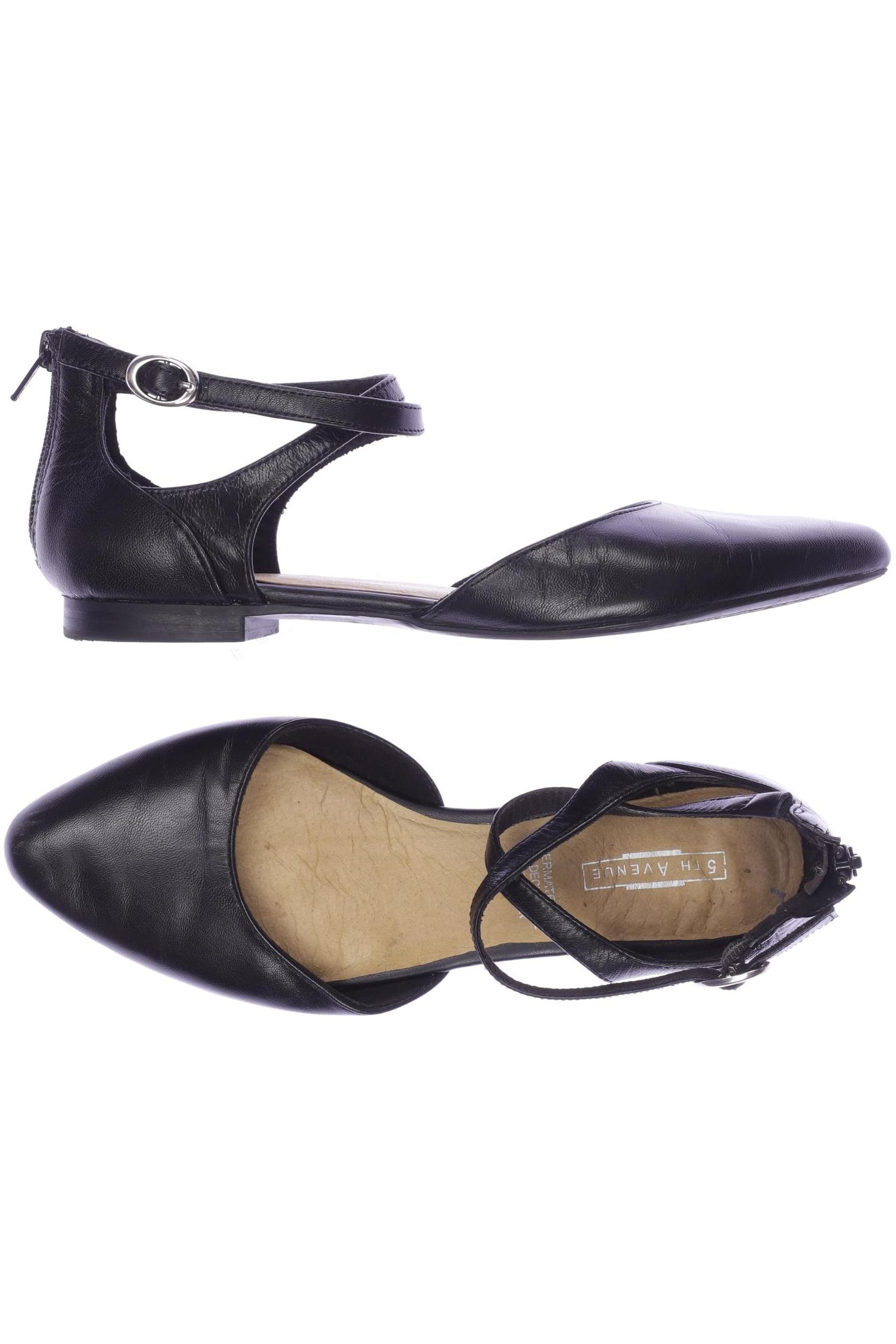 

5th Avenue Damen Ballerinas, schwarz, Gr. 39