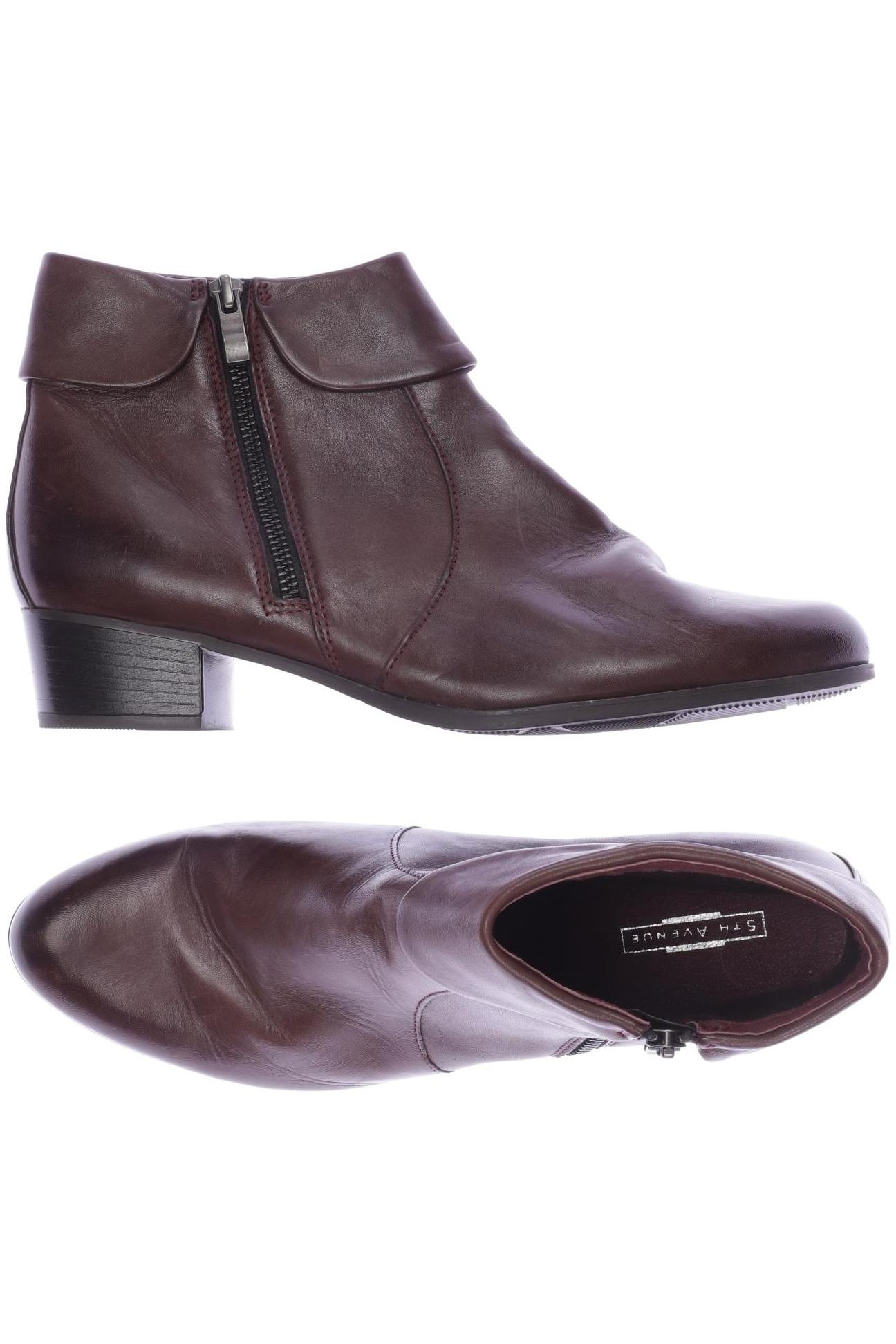 

5th Avenue Damen Stiefelette, bordeaux, Gr. 41