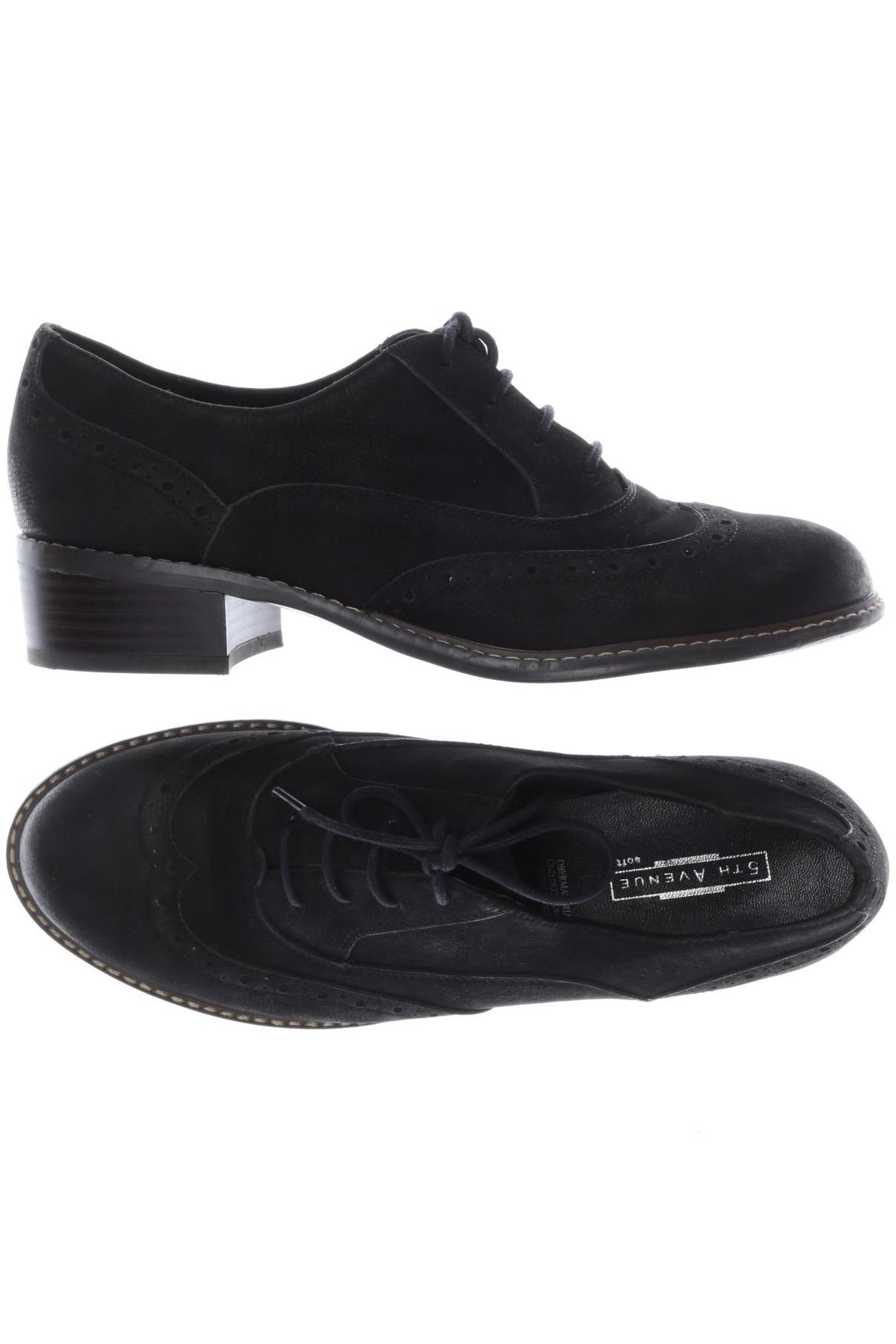 

5th Avenue Damen Halbschuh, schwarz, Gr. 36