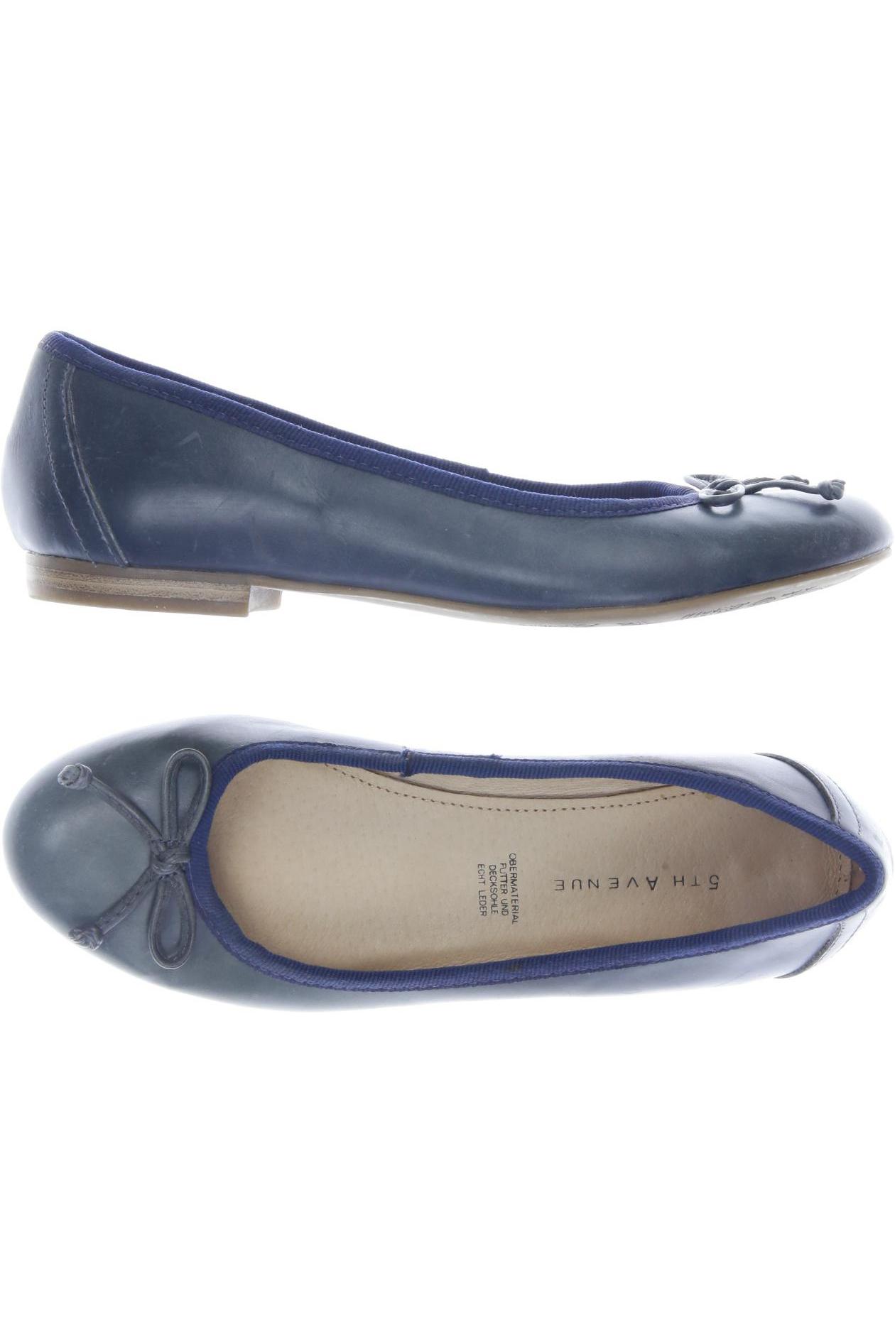 

5th Avenue Damen Ballerinas, blau, Gr. 36