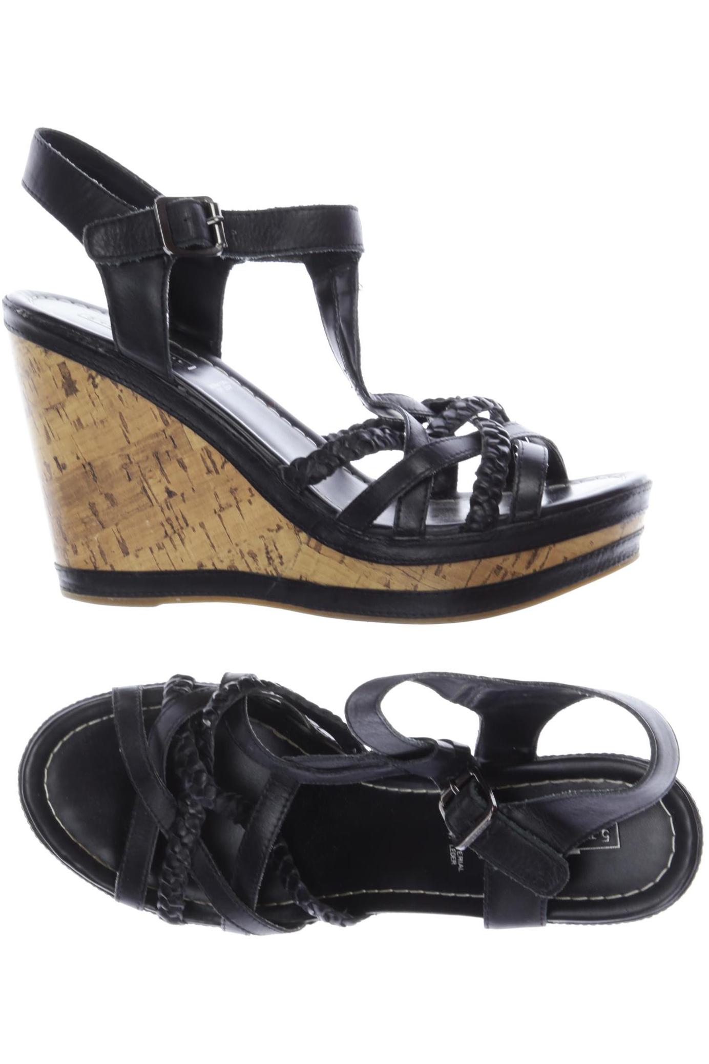 

5th Avenue Damen Sandale, schwarz, Gr. 38