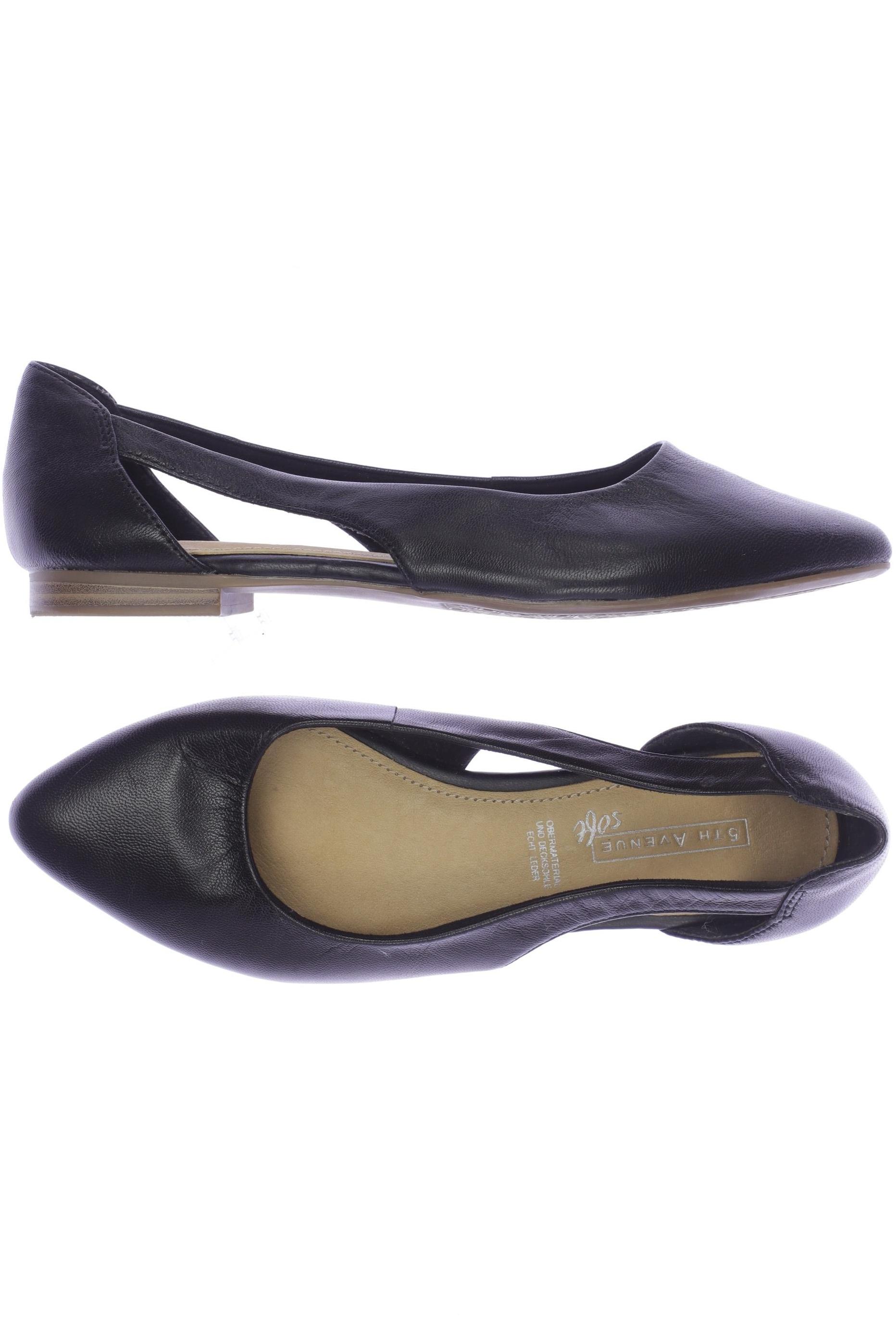 

5th Avenue Damen Ballerinas, schwarz, Gr. 36