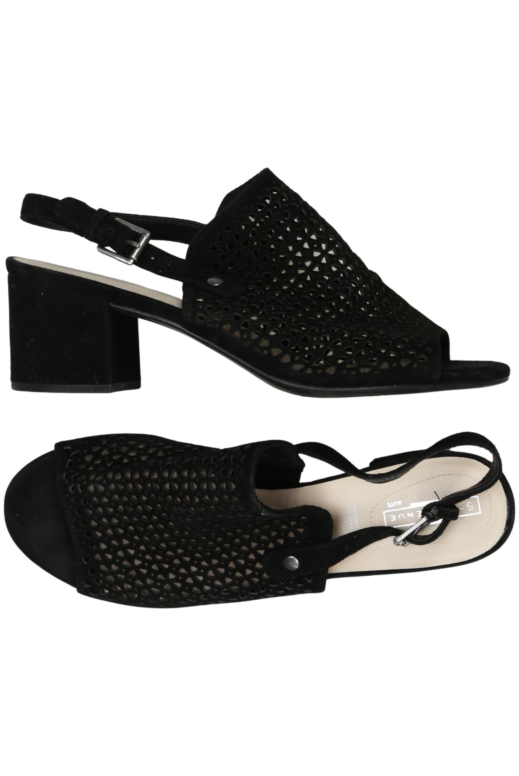 

5th Avenue Damen Sandale, schwarz, Gr. 39