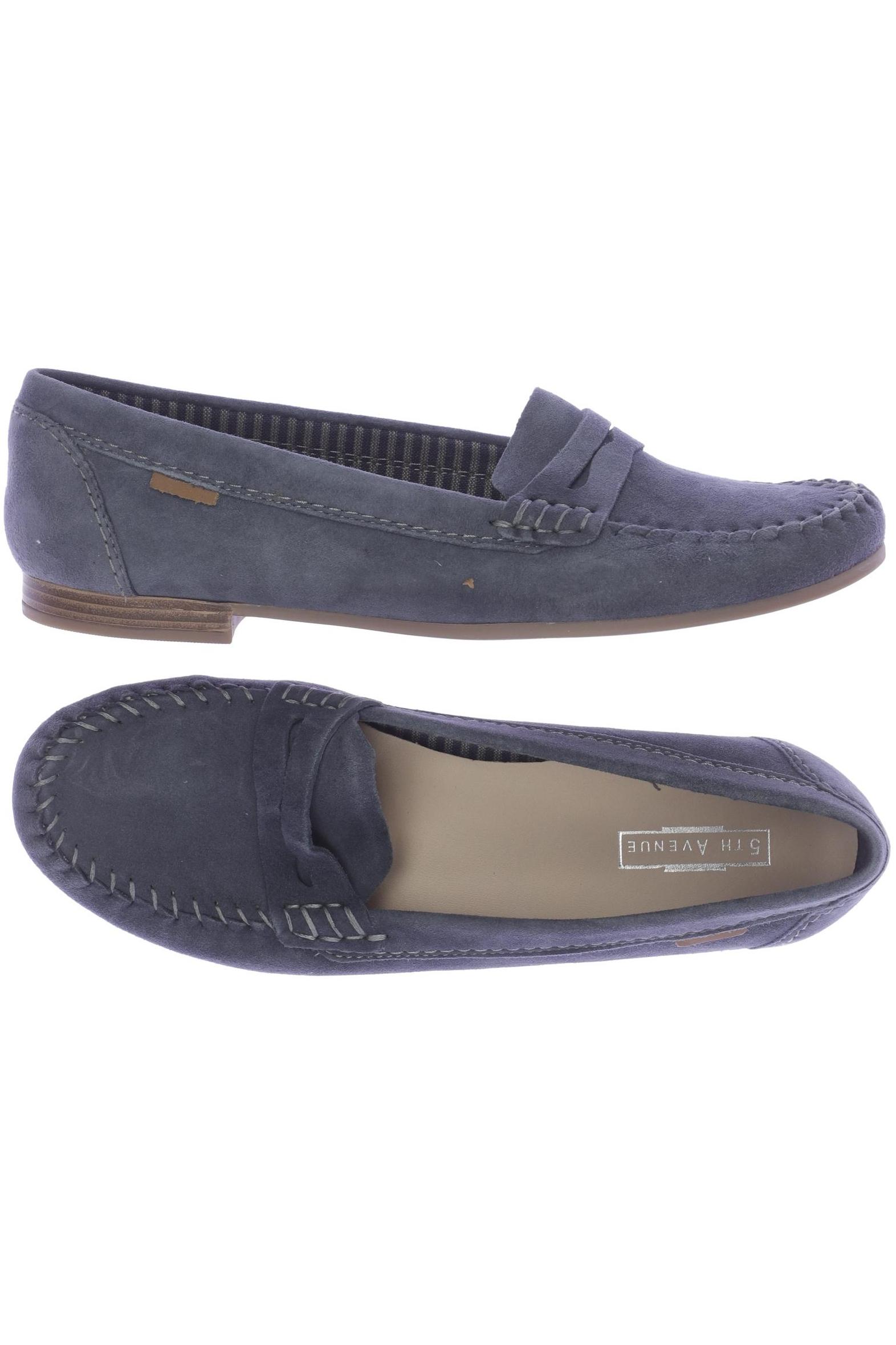 

5th Avenue Damen Ballerinas, blau, Gr. 38