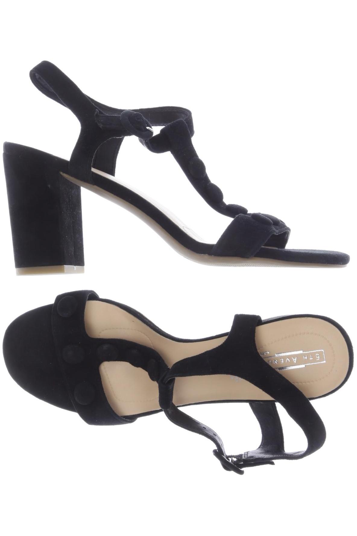 

5th Avenue Damen Sandale, schwarz, Gr. 39
