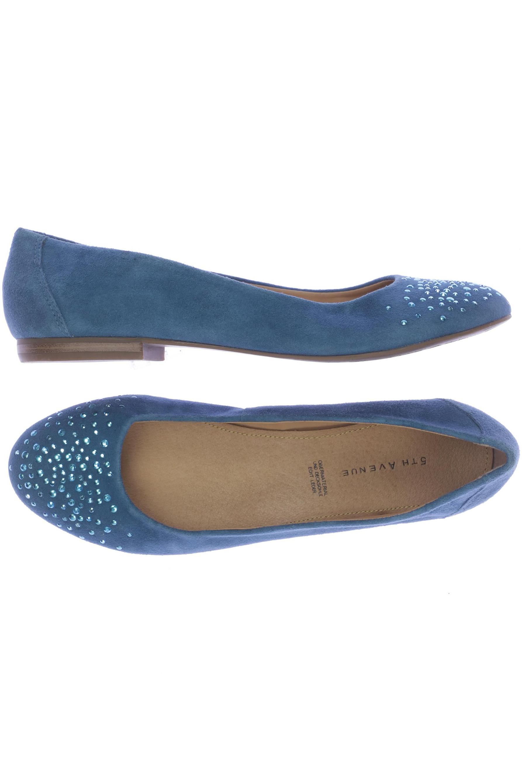 

5th Avenue Damen Ballerinas, blau, Gr. 40