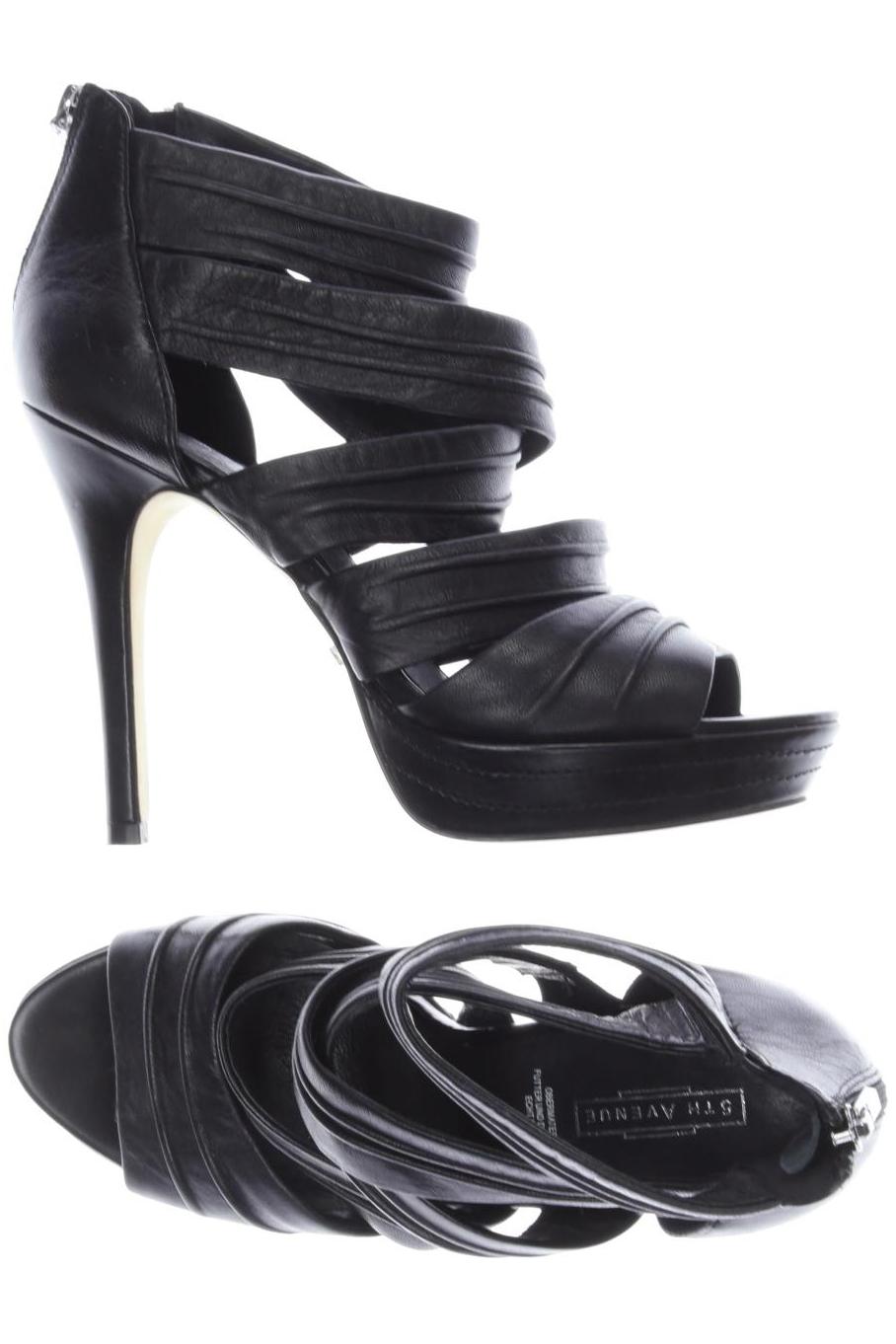 

5th Avenue Damen Sandale, schwarz, Gr. 39