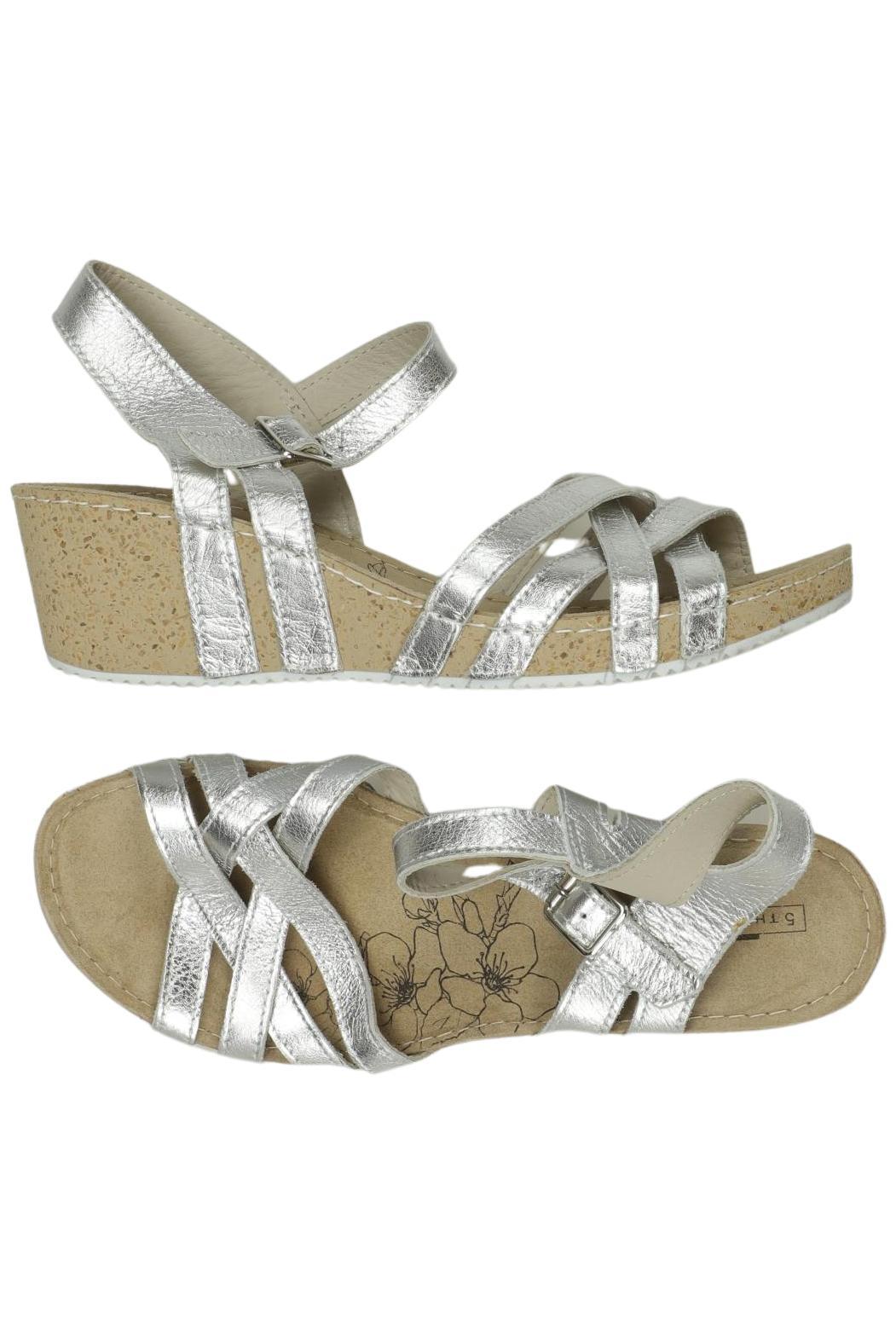 

5th Avenue Damen Sandale, silber, Gr. 39