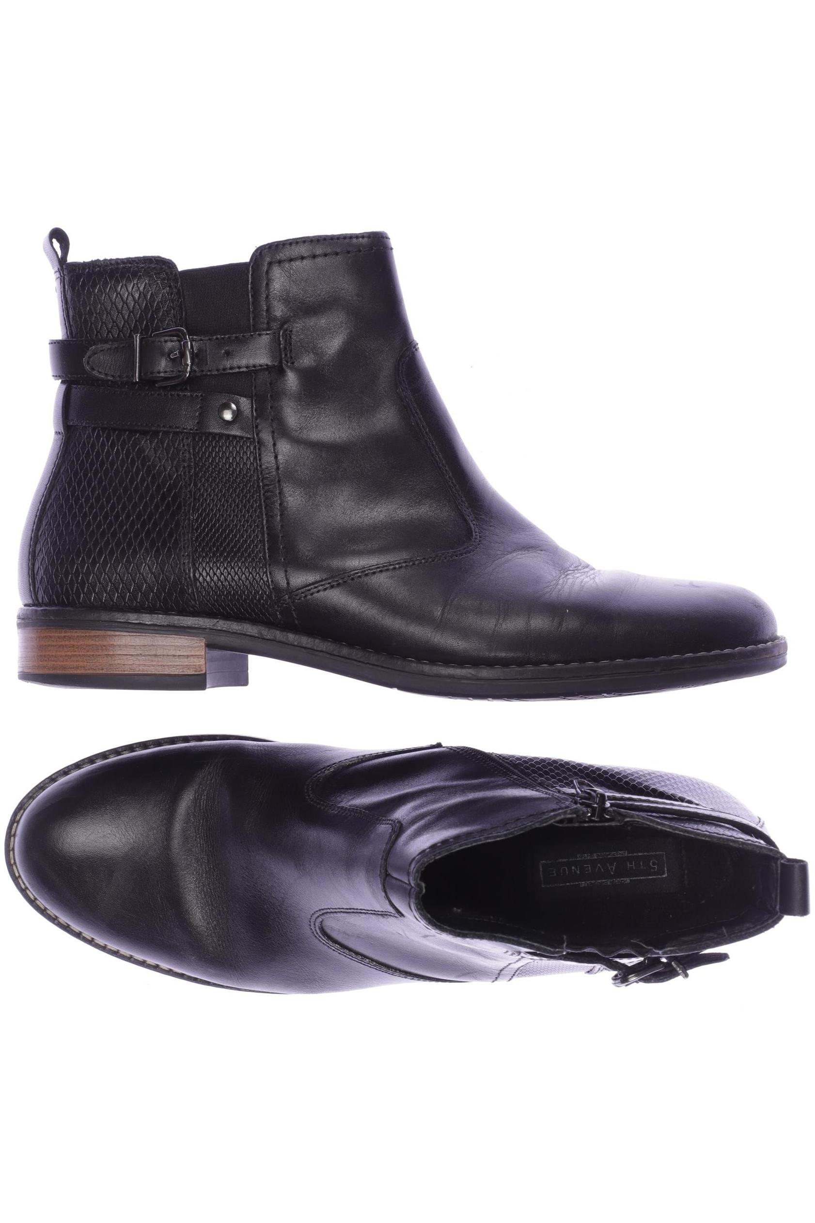 

5th Avenue Damen Stiefelette, schwarz, Gr. 40