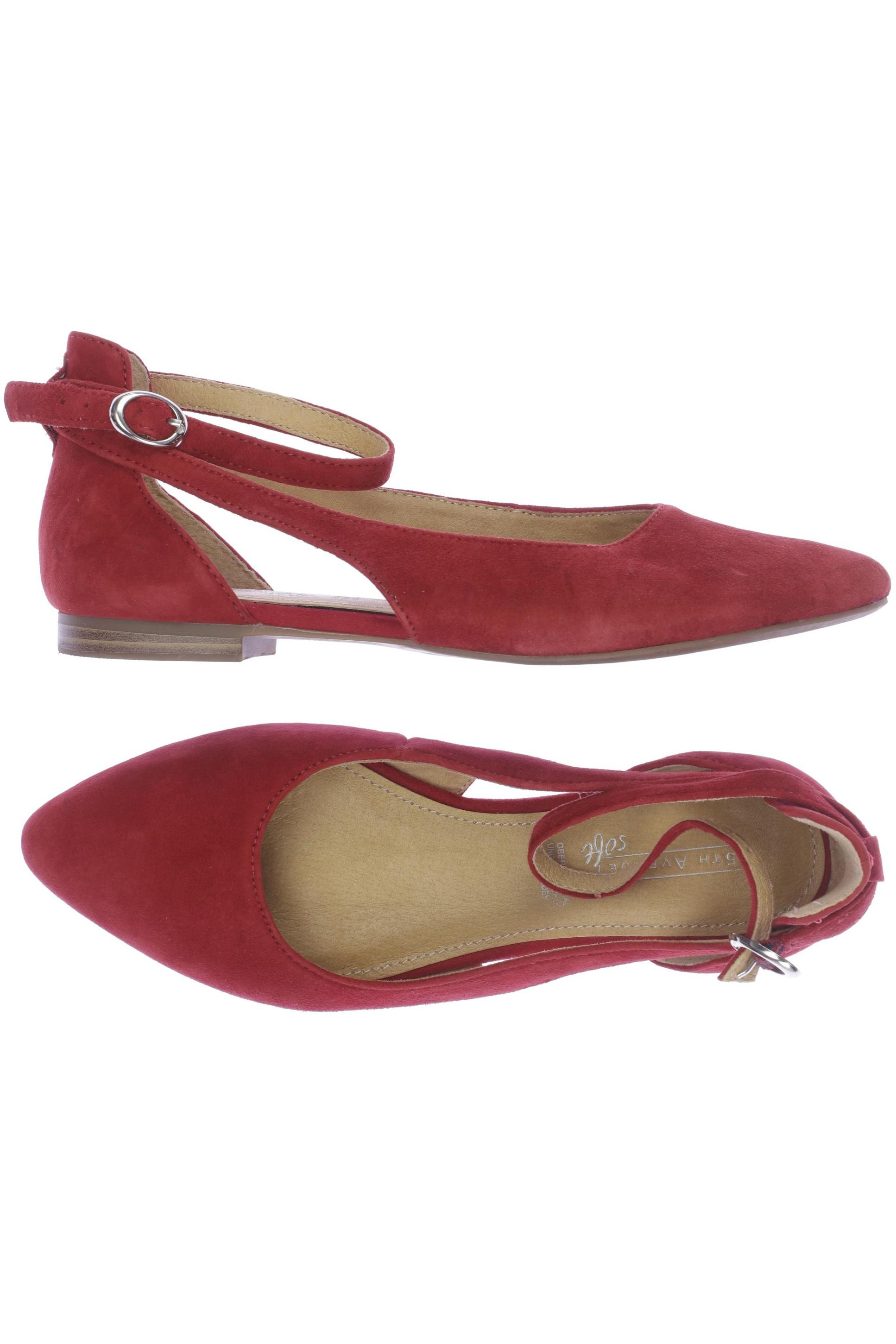 

5th Avenue Damen Ballerinas, rot, Gr. 37