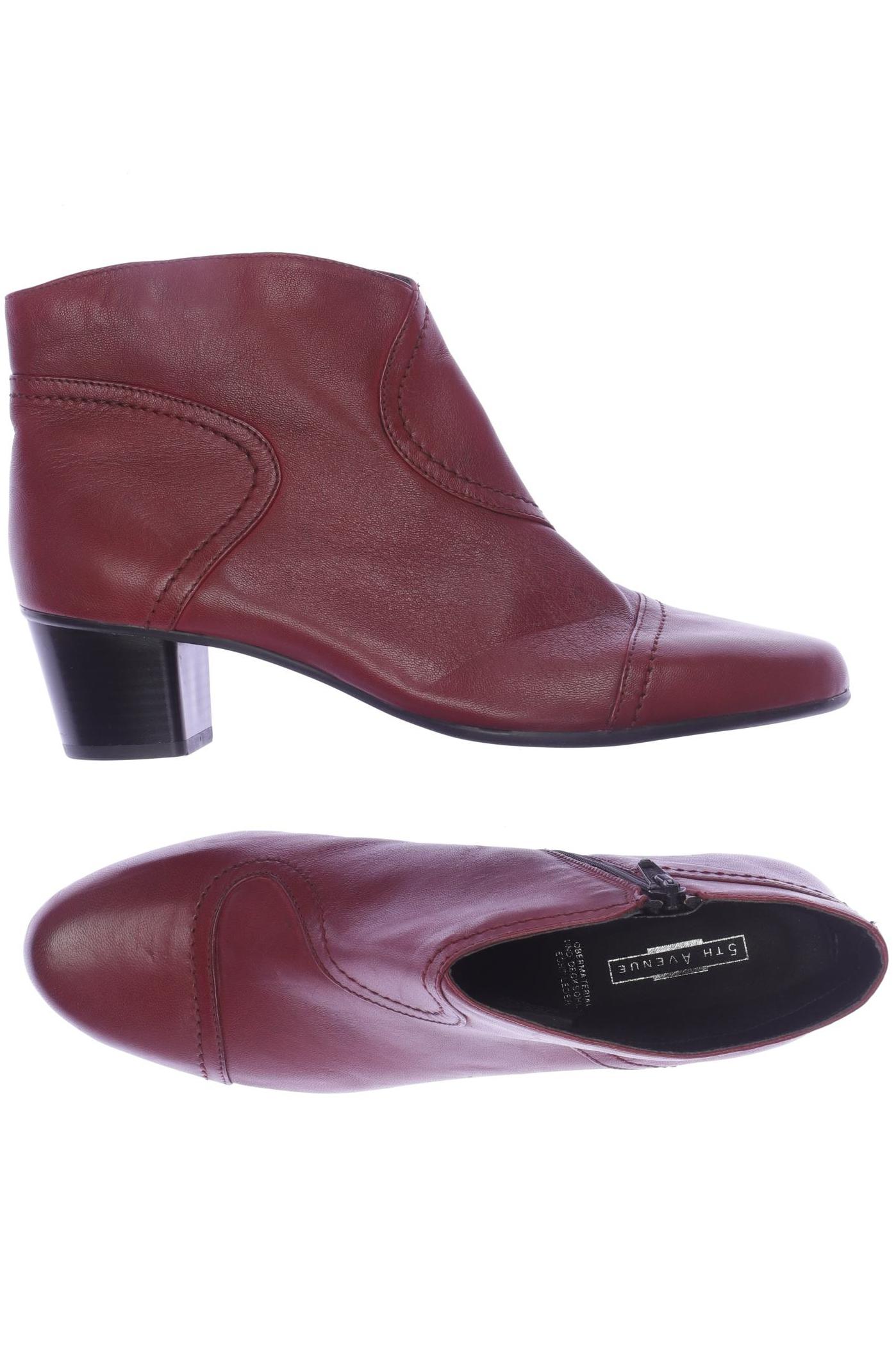 

5th Avenue Damen Stiefelette, bordeaux, Gr. 40