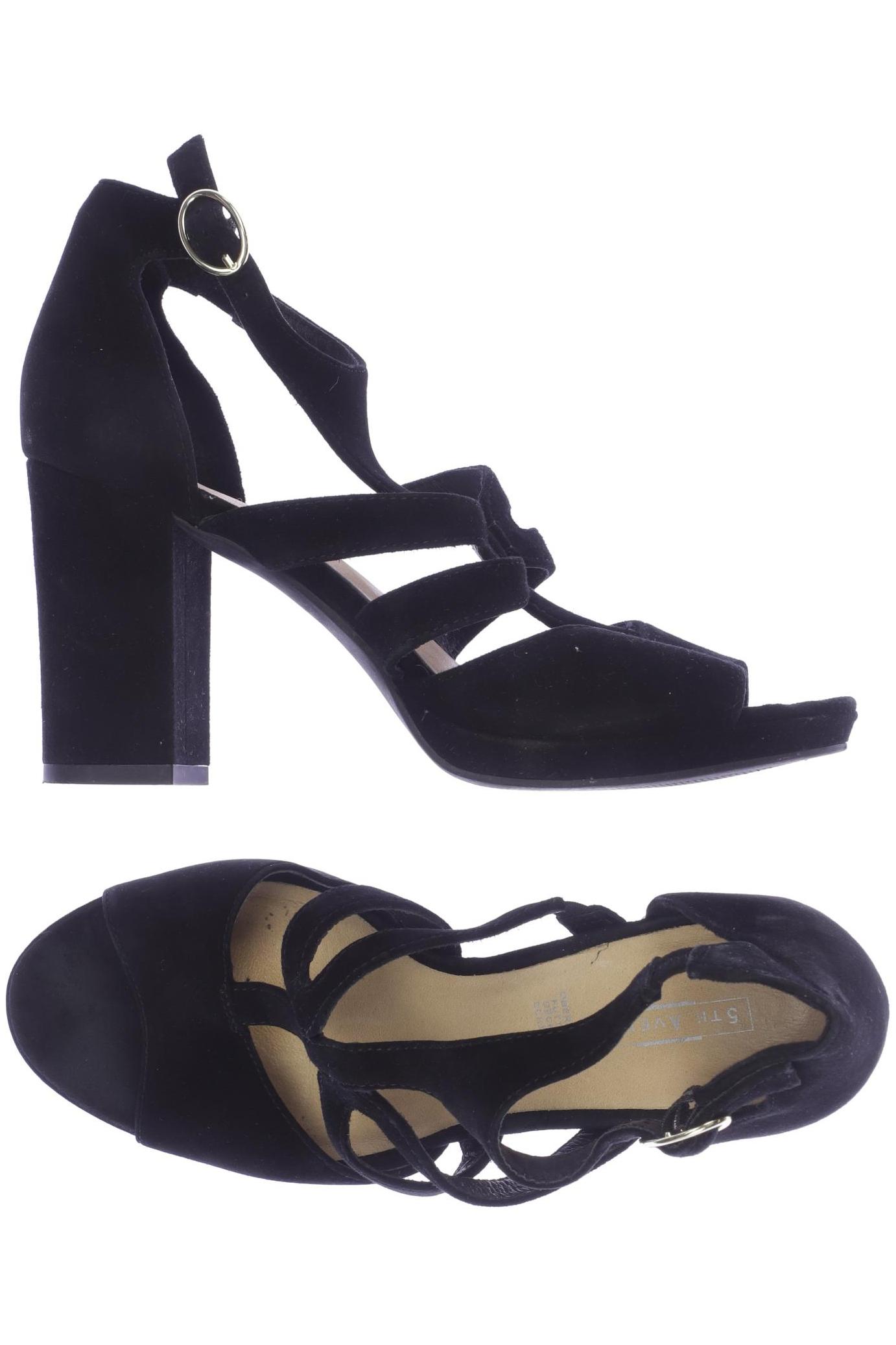 

5th Avenue Damen Sandale, schwarz, Gr. 38