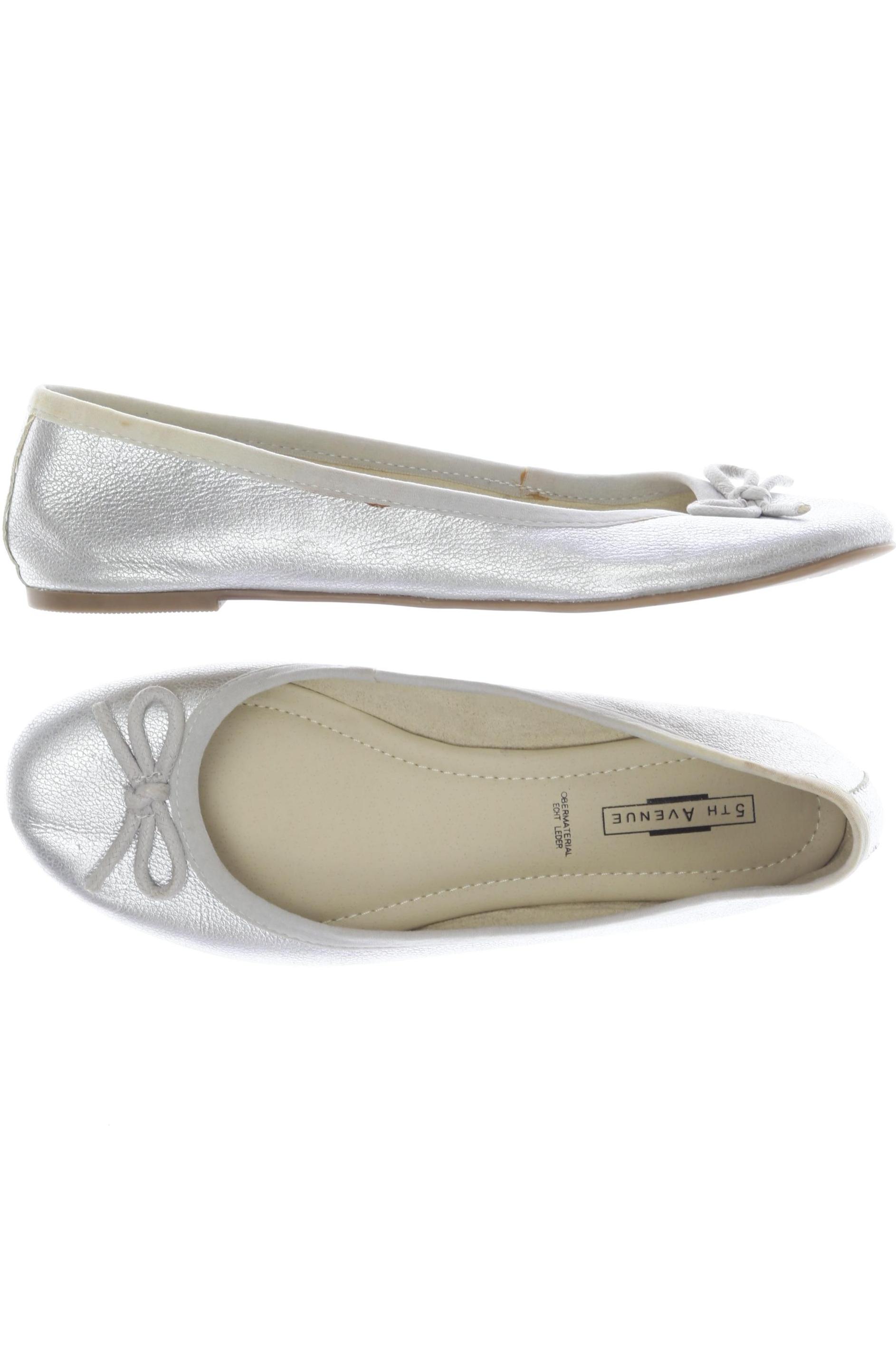 

5th Avenue Damen Ballerinas, silber, Gr. 38