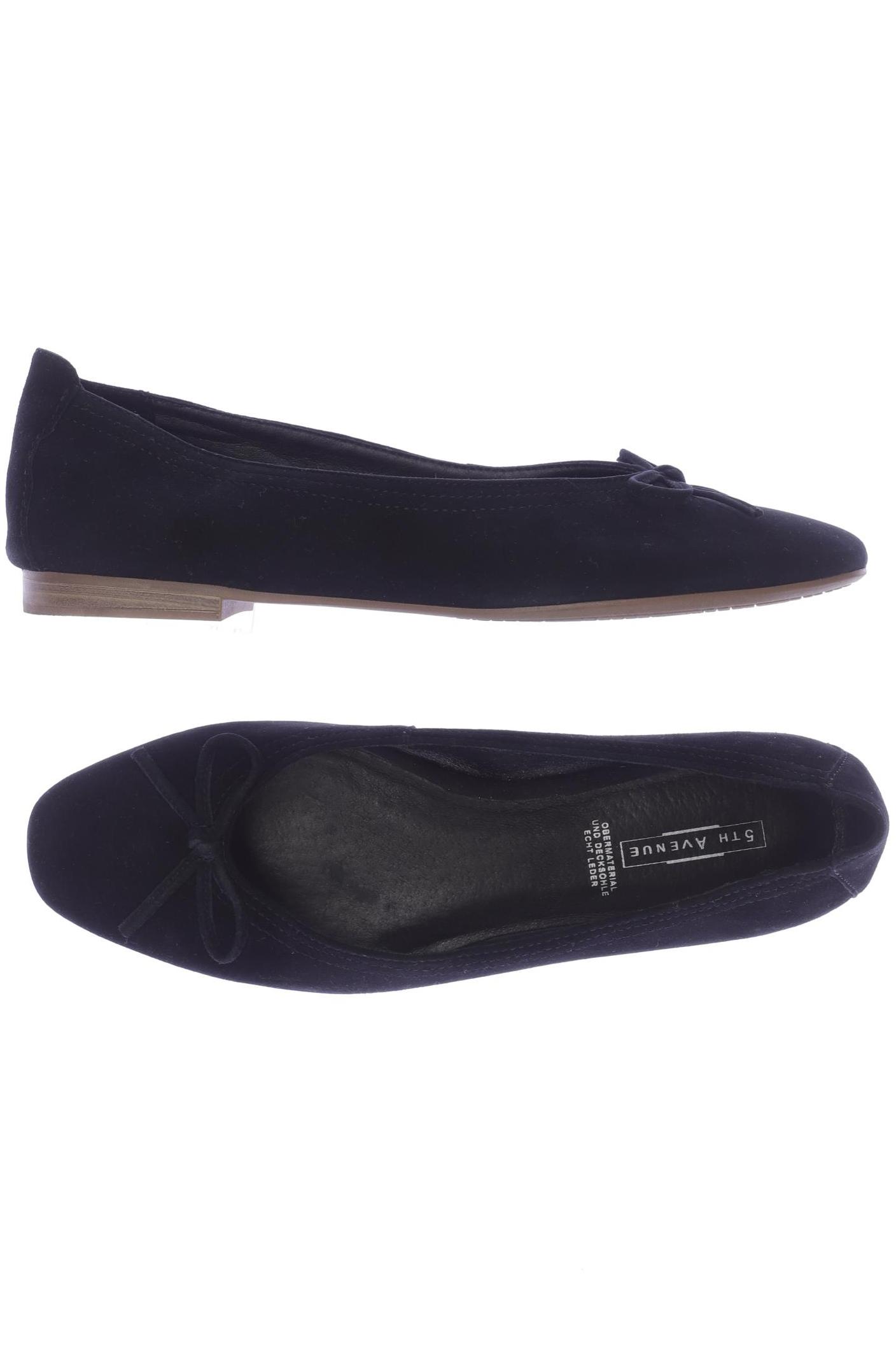 

5th Avenue Damen Ballerinas, schwarz