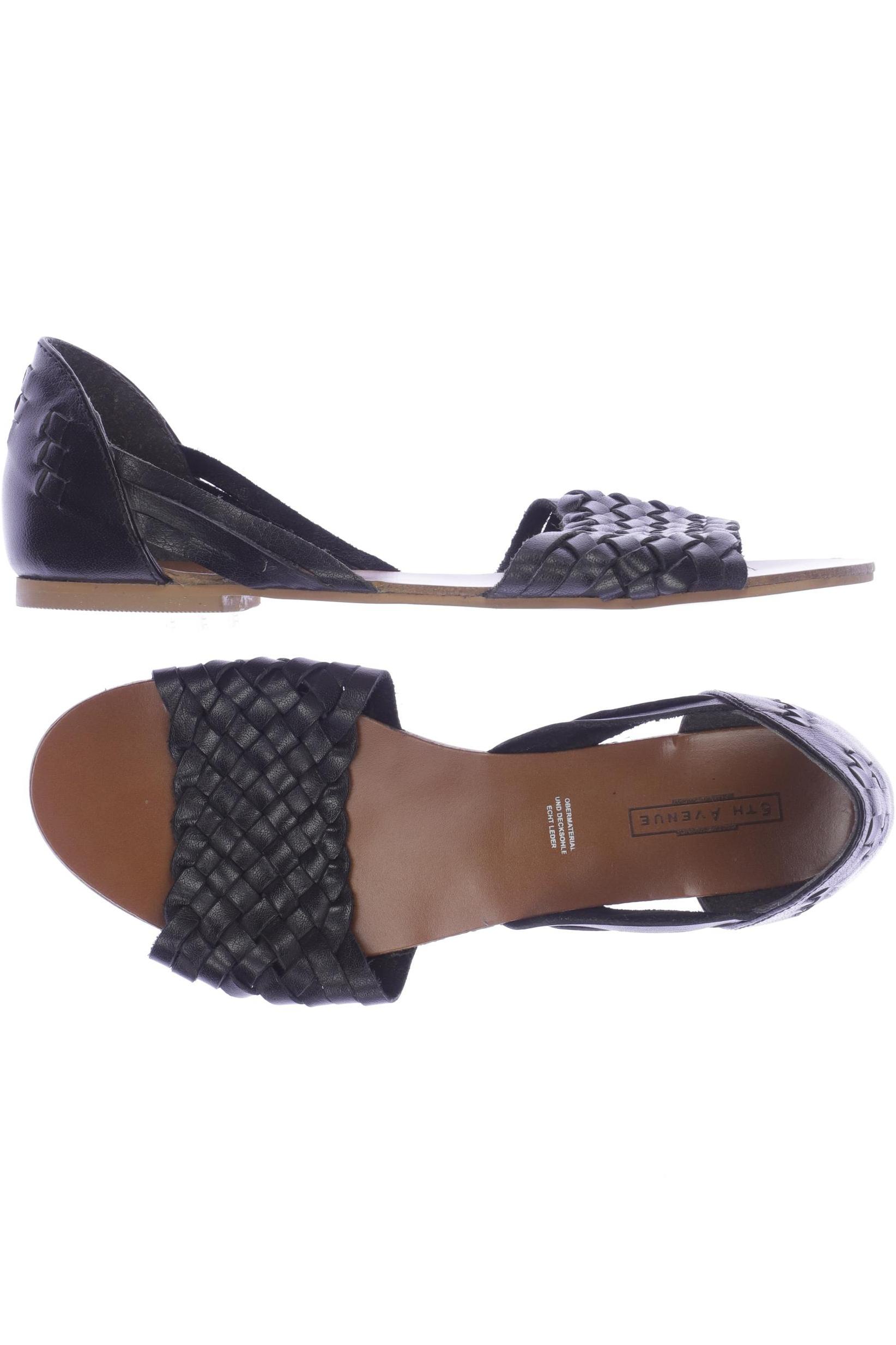 

5th Avenue Damen Sandale, schwarz, Gr. 38
