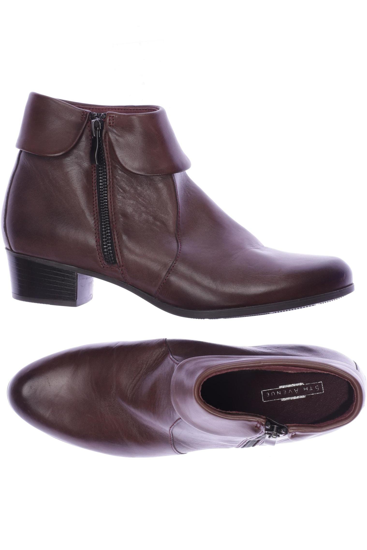 

5th Avenue Damen Stiefelette, bordeaux, Gr. 39