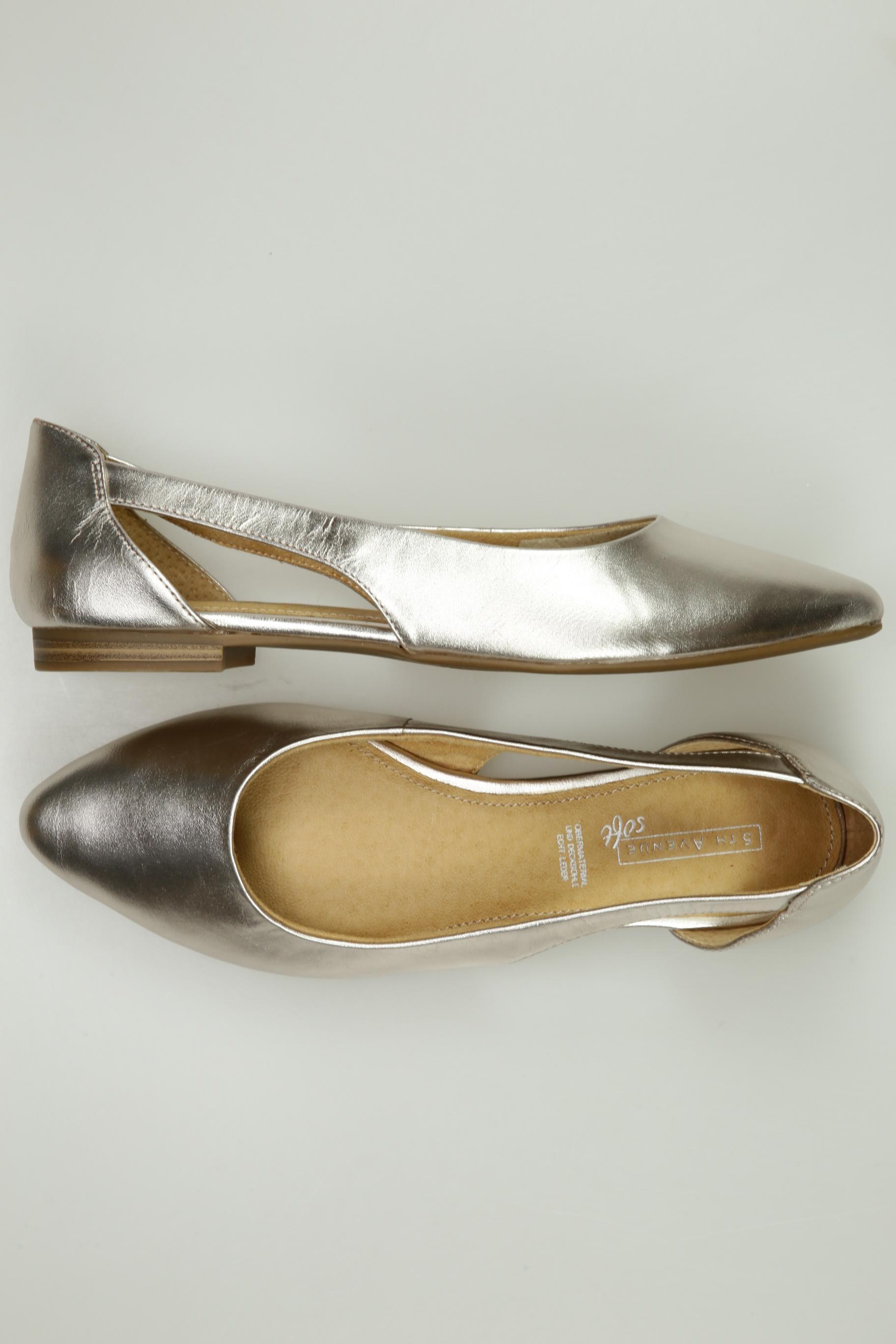 

5th Avenue Damen Ballerinas, silber, Gr. 39