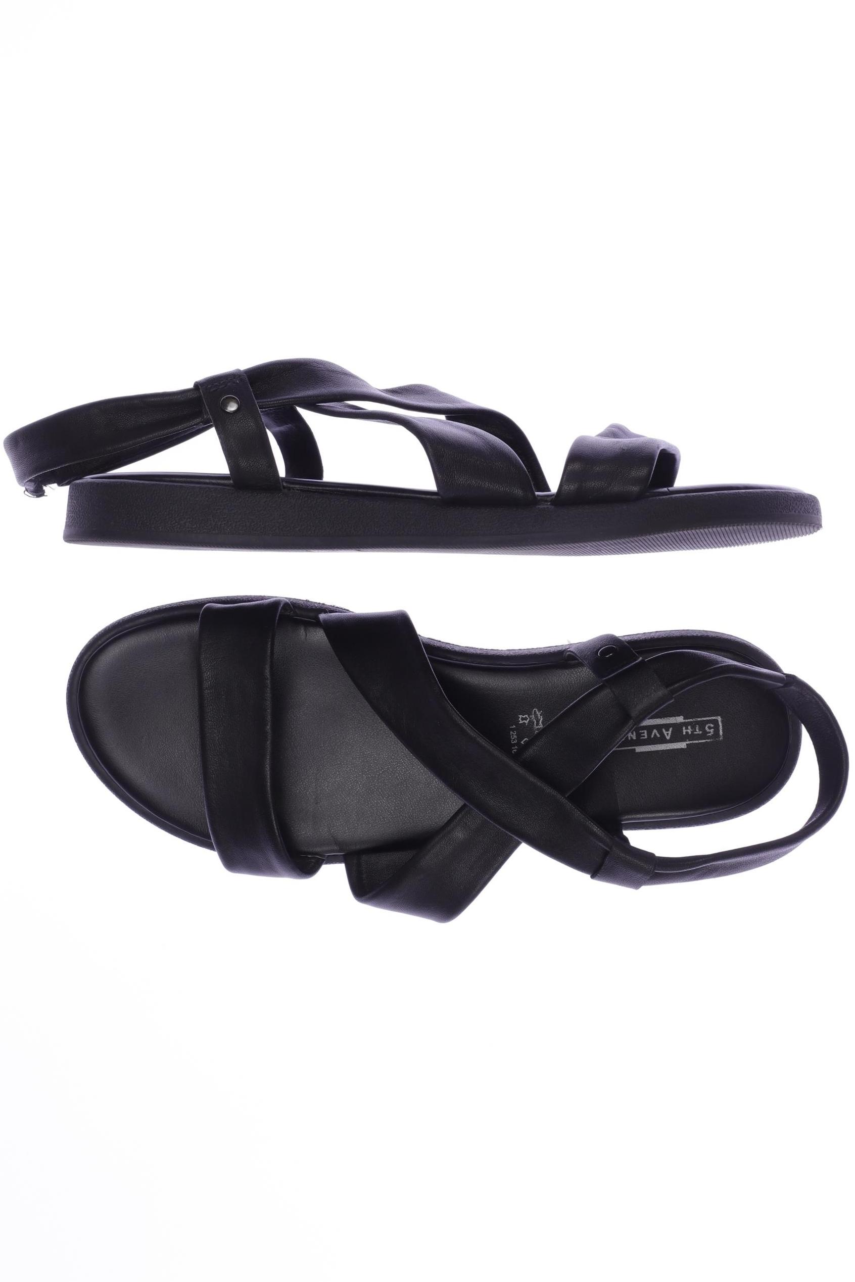

5th Avenue Damen Sandale, schwarz, Gr. 41