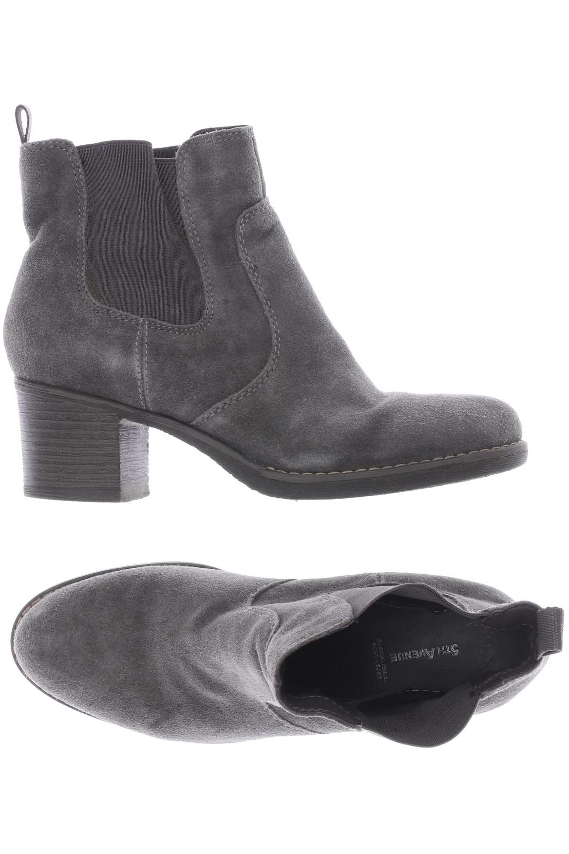 

5th Avenue Damen Stiefelette, grau, Gr. 36