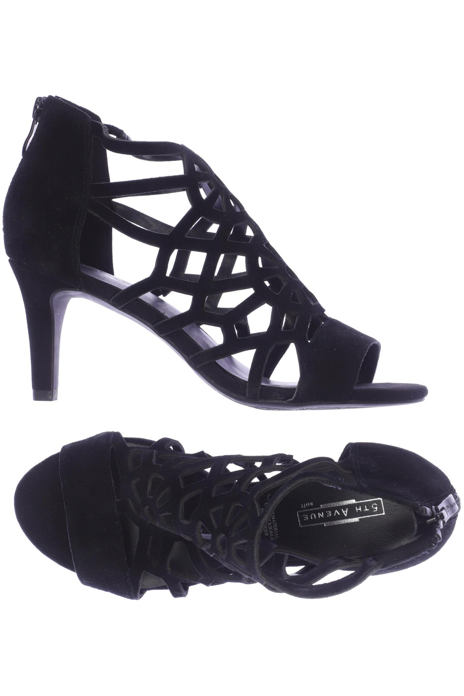 

5th Avenue Damen Sandale, schwarz, Gr. 37