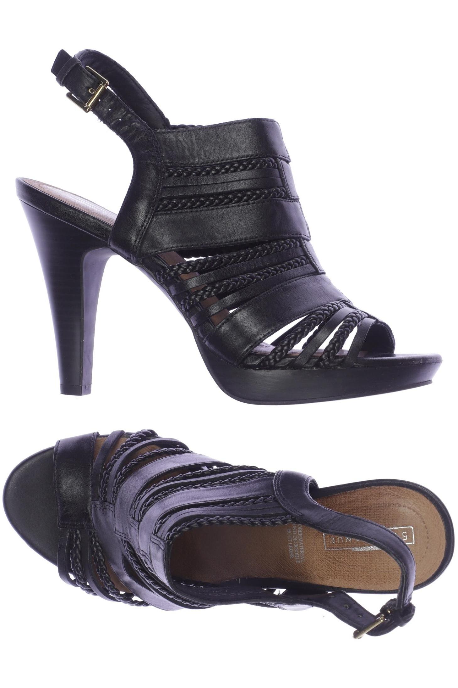 

5th Avenue Damen Sandale, schwarz, Gr. 39