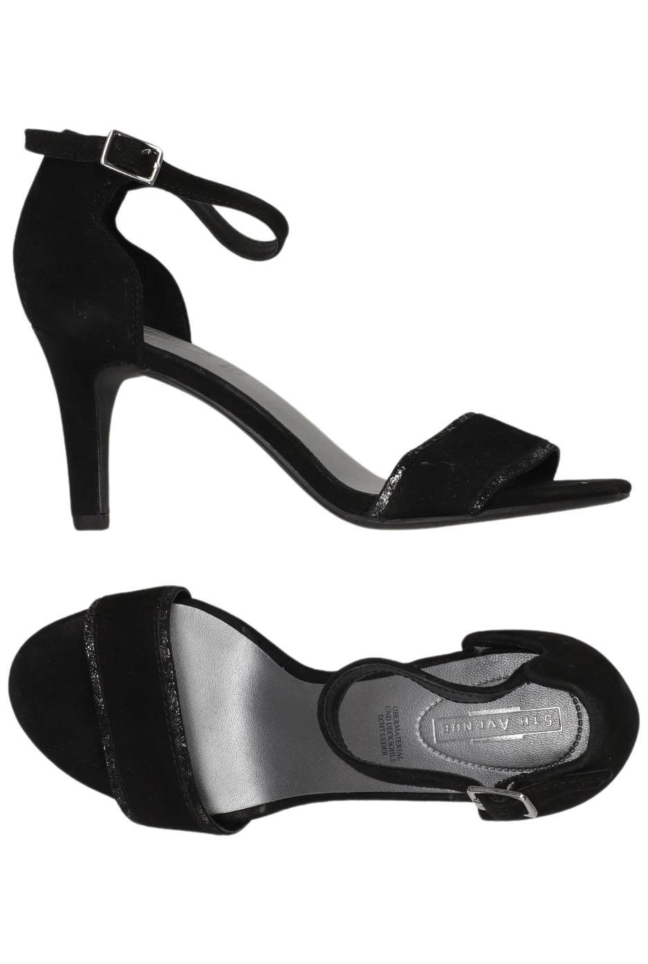 

5th Avenue Damen Sandale, schwarz, Gr. 36