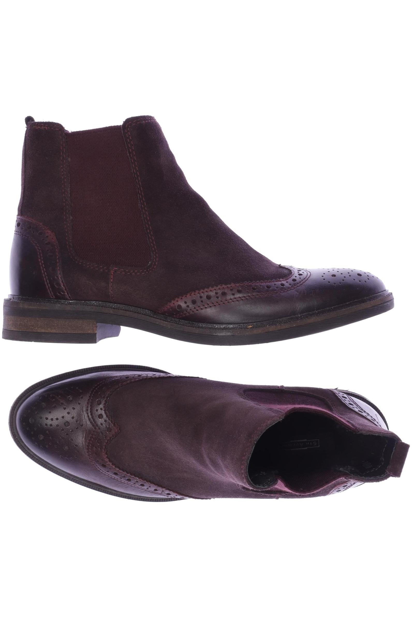 

5th Avenue Damen Stiefelette, bordeaux, Gr. 39