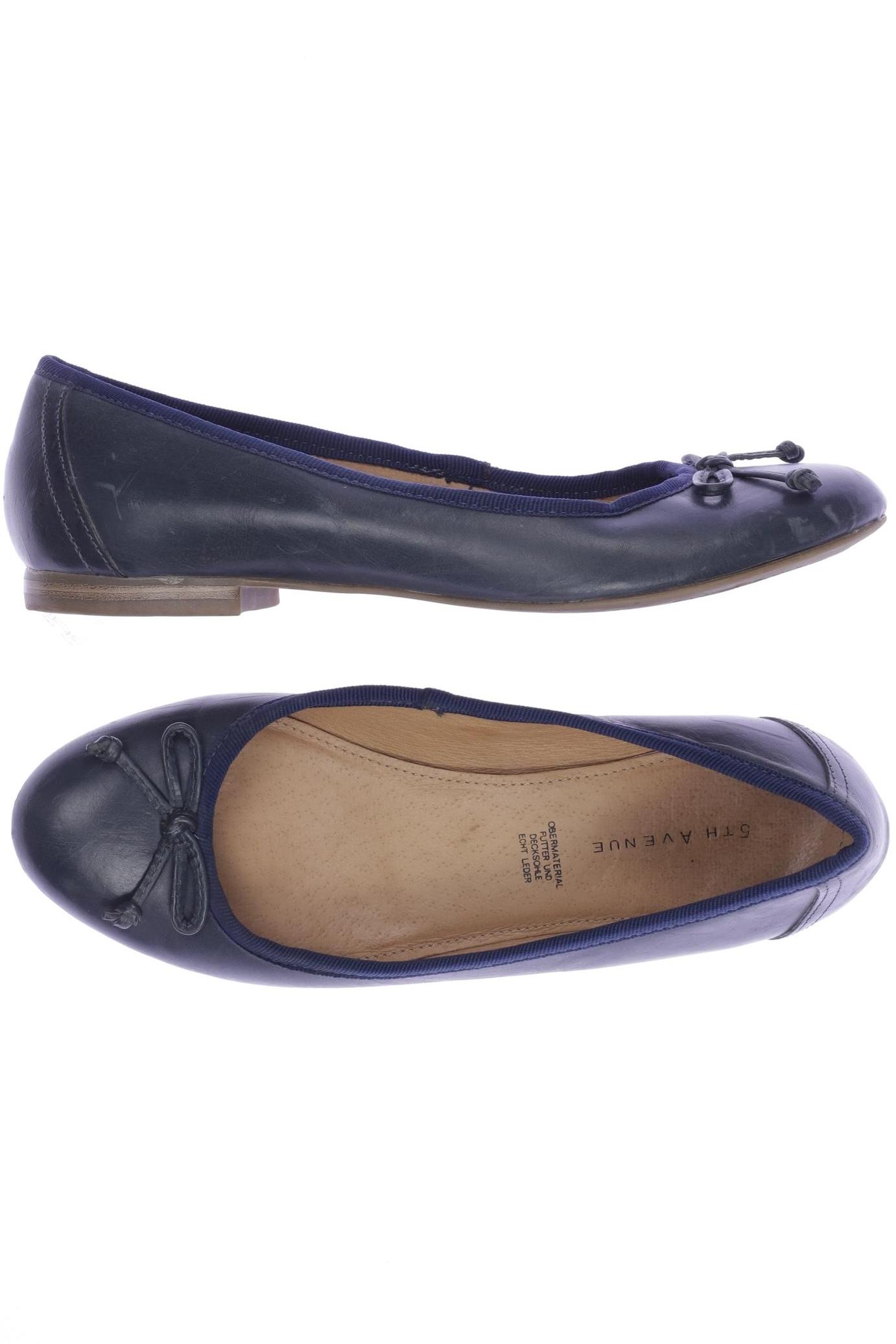 

5th Avenue Damen Ballerinas, blau, Gr. 38