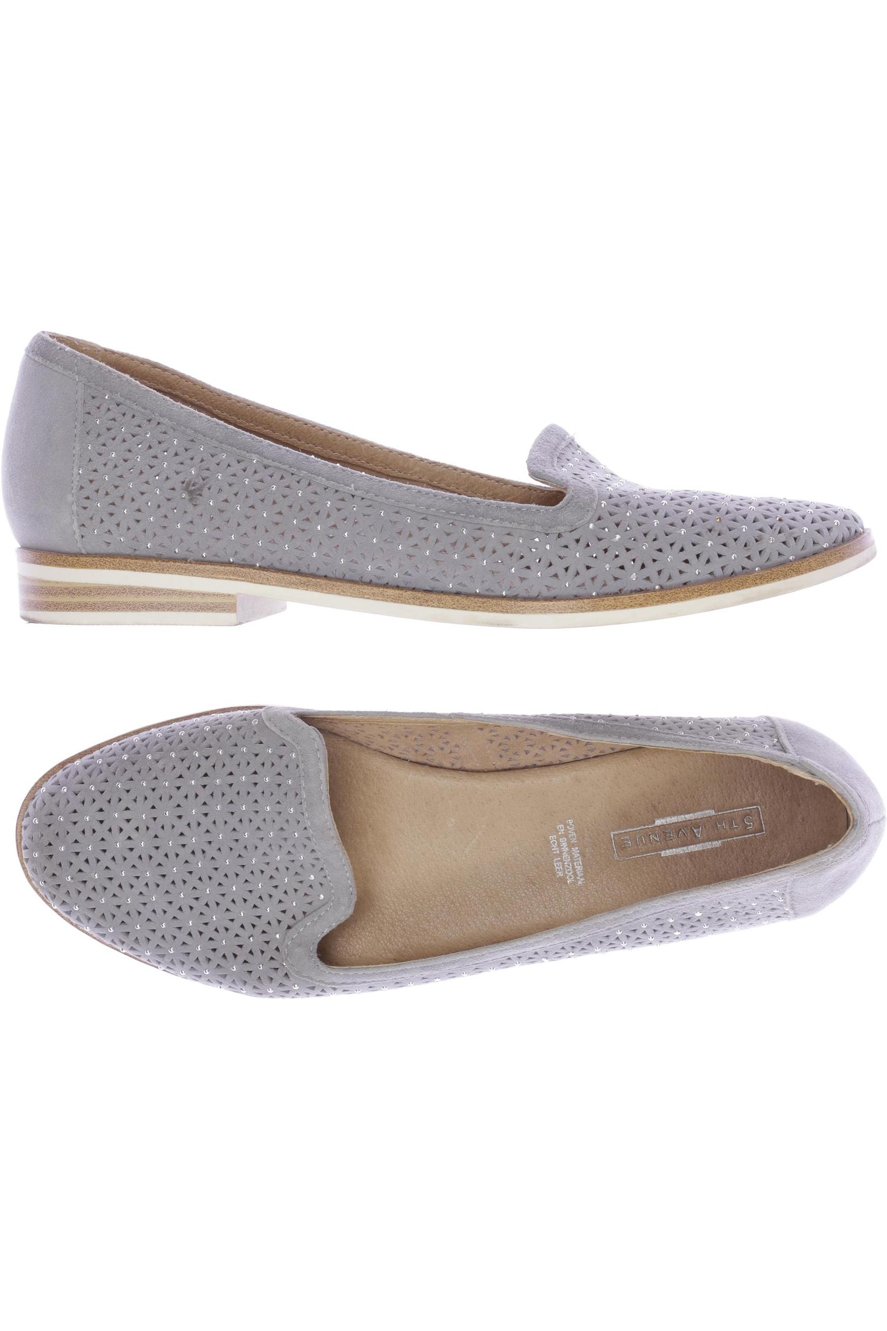 

5th Avenue Damen Ballerinas, grau, Gr. 38